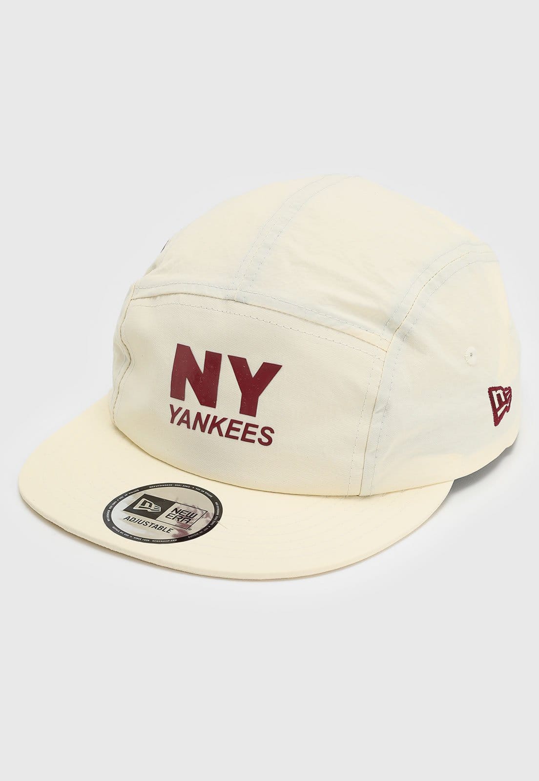 Boné Unissex New Era Camper ST Core Essentials Off-White e Bordô - 2