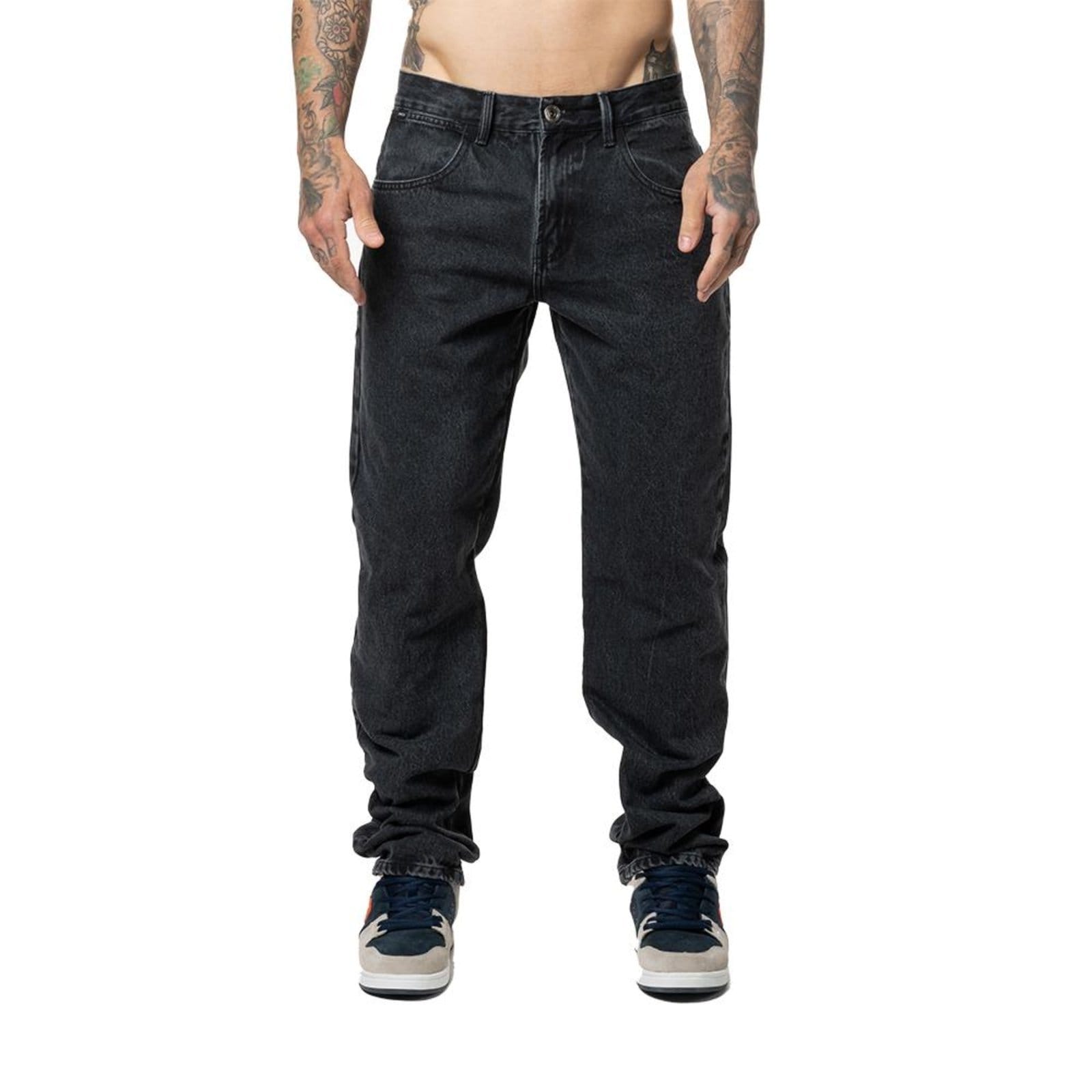 Calça RVCA Jeans Weekend Denim Black WT24 Preto