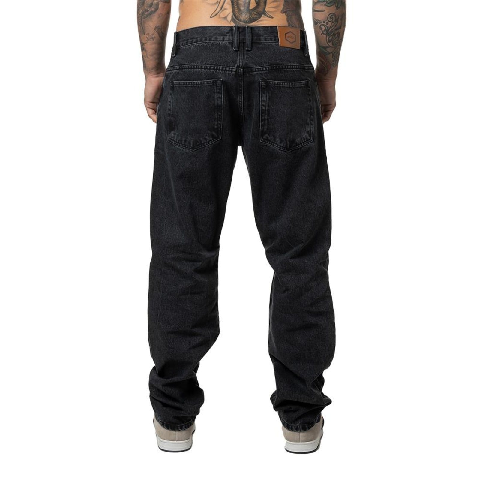 Vista 2 Calça RVCA Jeans Weekend Denim Black WT24 Preto RVCA preto denim
