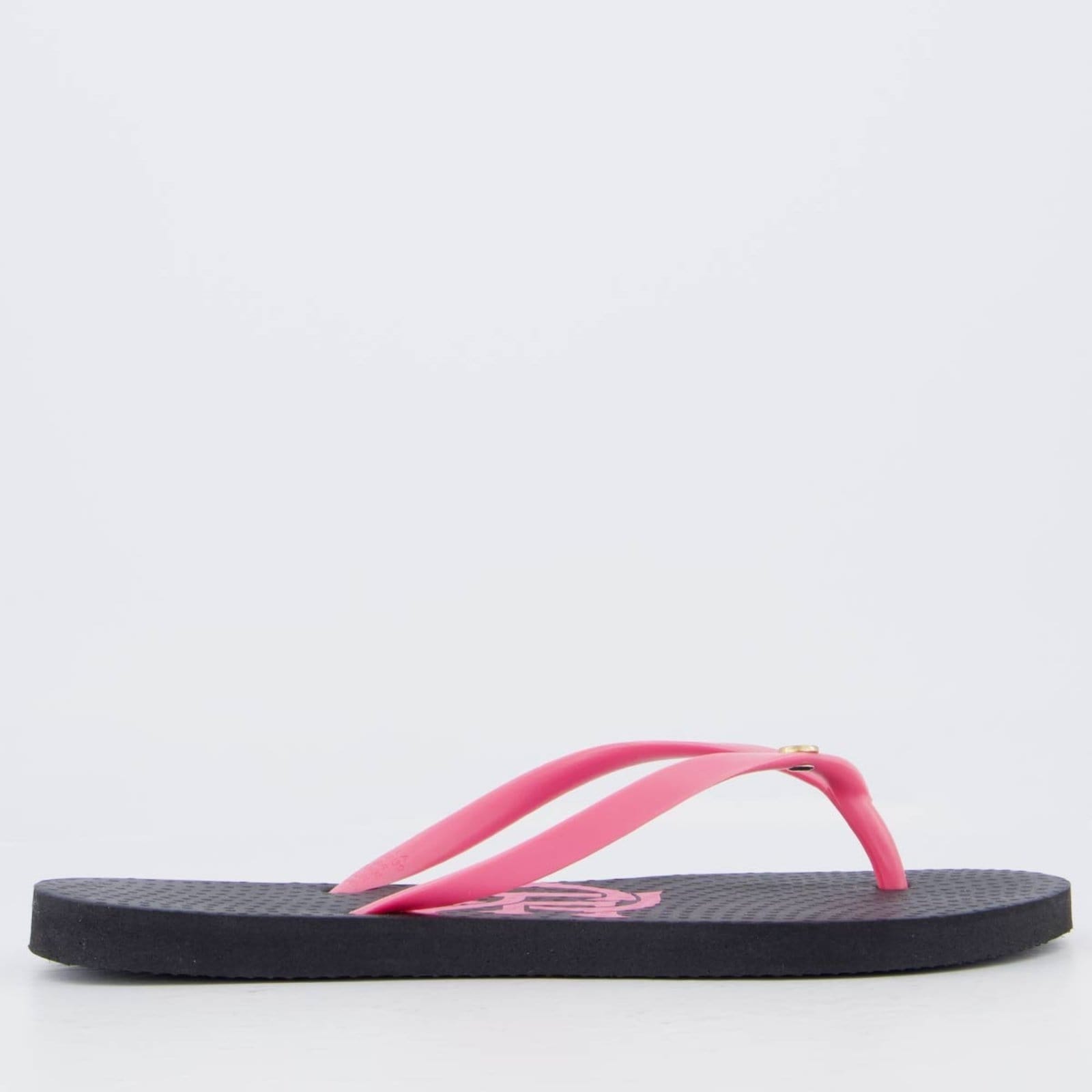 Chinelo Flamengo Basic CRF Feminino Preto e Rosa - 2