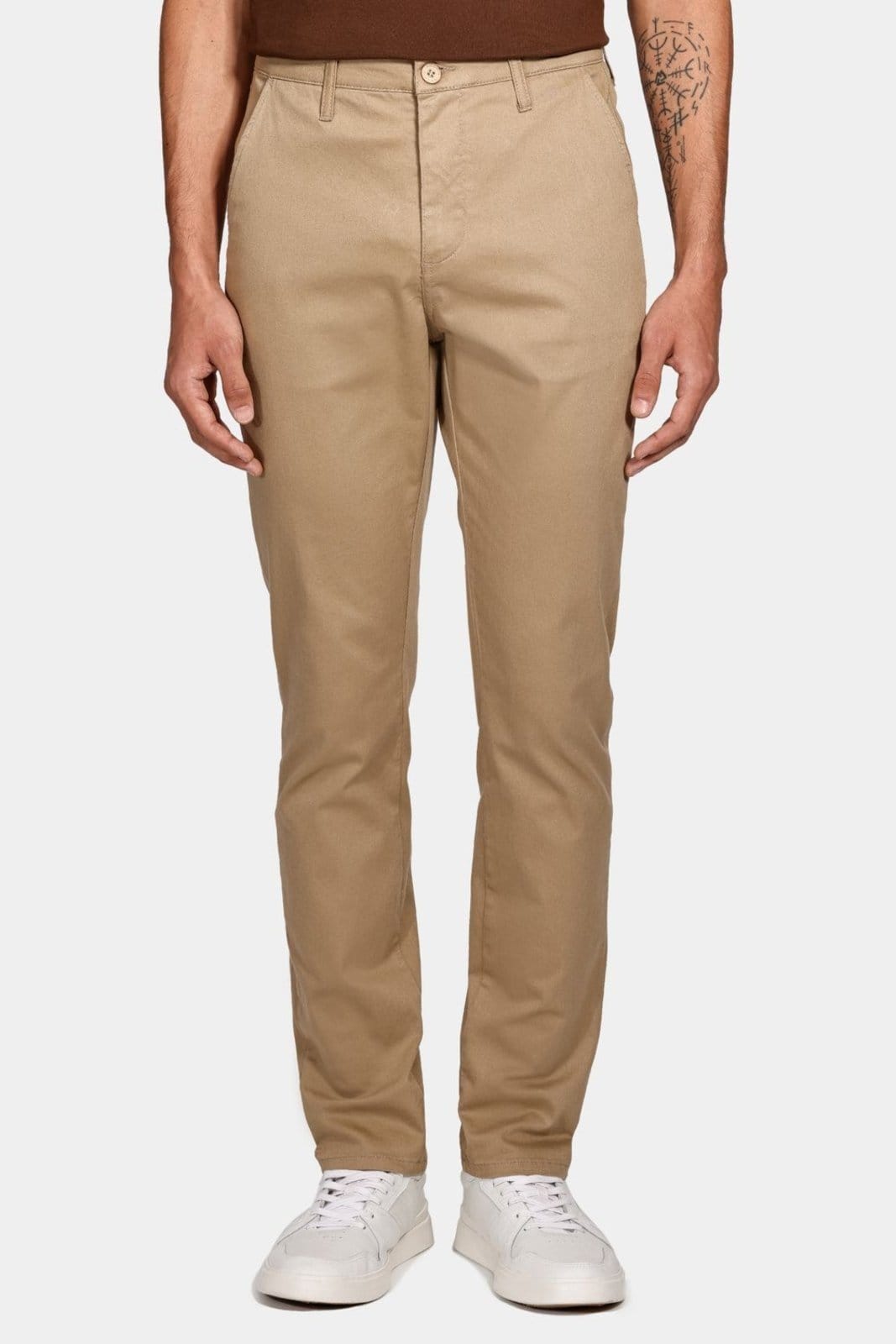 Calça Aramis Color Chino Clássica Areia