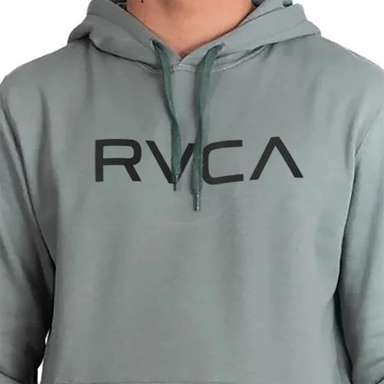 Vista 2 Moletom RVCA Canguru Big RVCA WT23 Masculino Claro RVCA verde