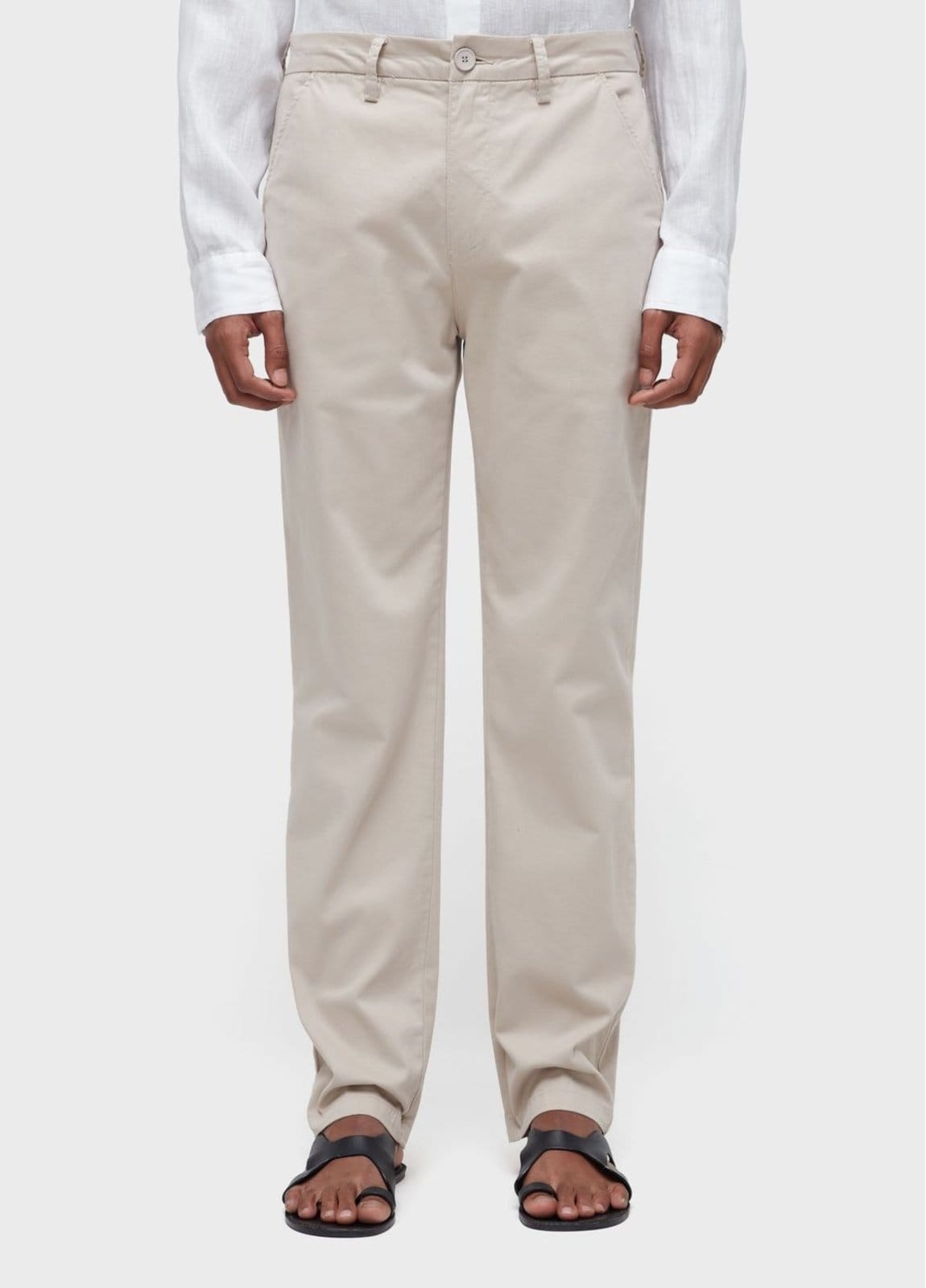 Vista 2 Calça alfaiataria comfort paper Osklen bege