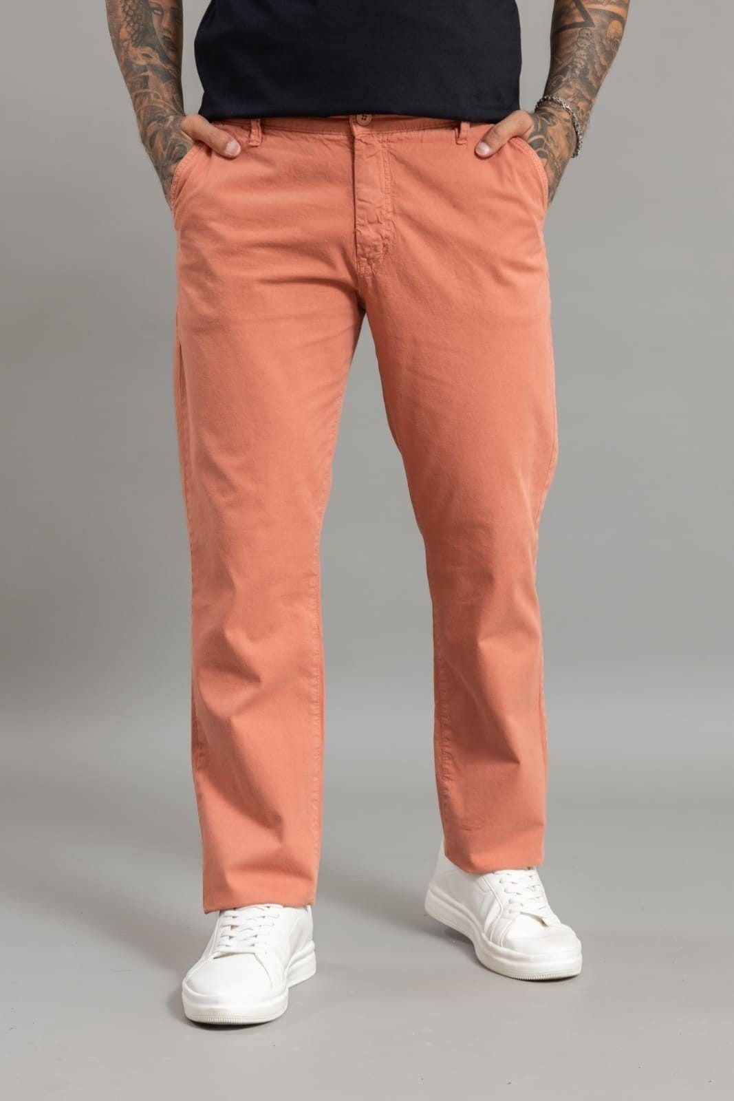 Calça Color Masculina Sport Fino Com Modal e Linho Dialogo Terra