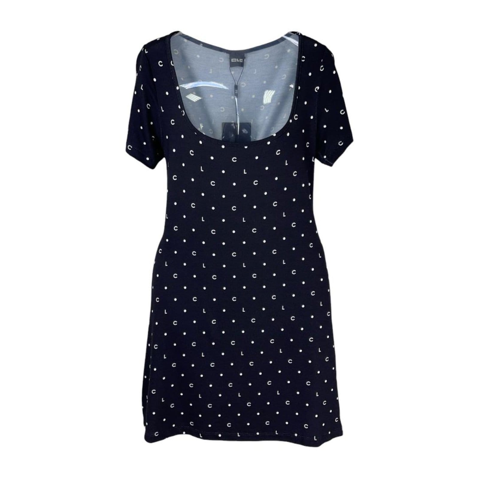 Vista 2 Vestido Curto Estampado Evasê Colcci CLC Colcci CLC preto
