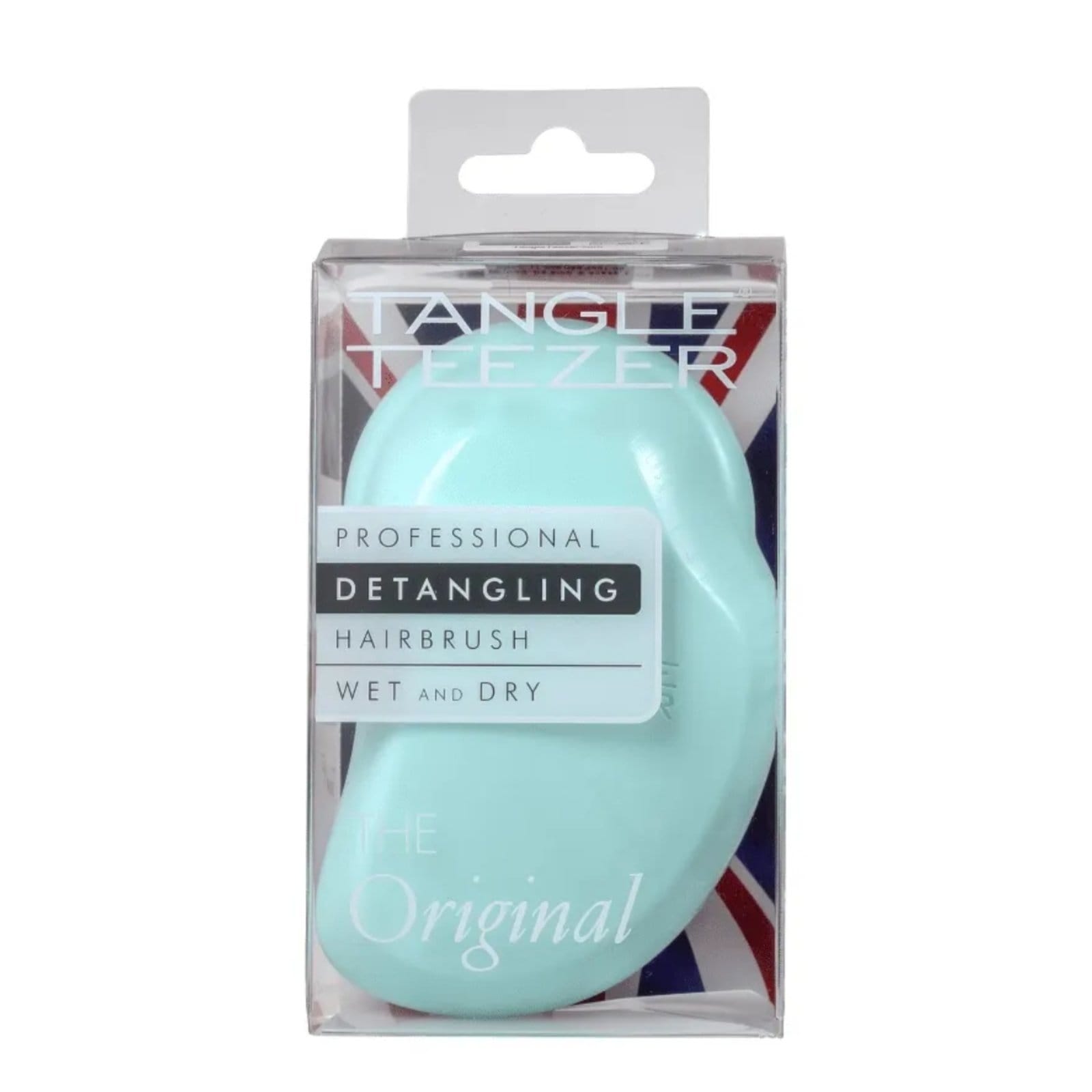 Vista 2 Escova Tangle Teezer The Original Mini Aqua Marine Splash Tangle Teezer unico aqua