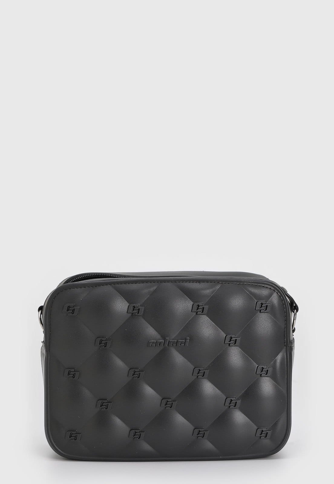 Vista 2 Bolsa Tiracolo Feminina Colcci Matelassê Preta Colcci preto