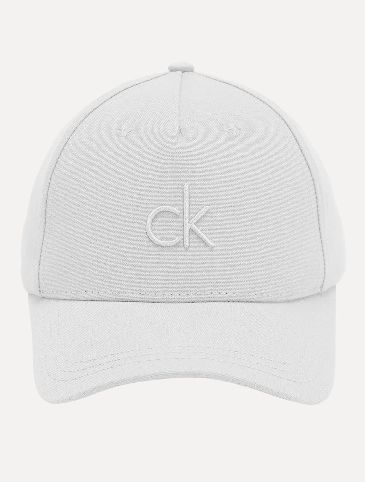 Vista principal Boné Calvin Klein Masculino 5 Gomos Logo CK Bordado Calvin Klein branco