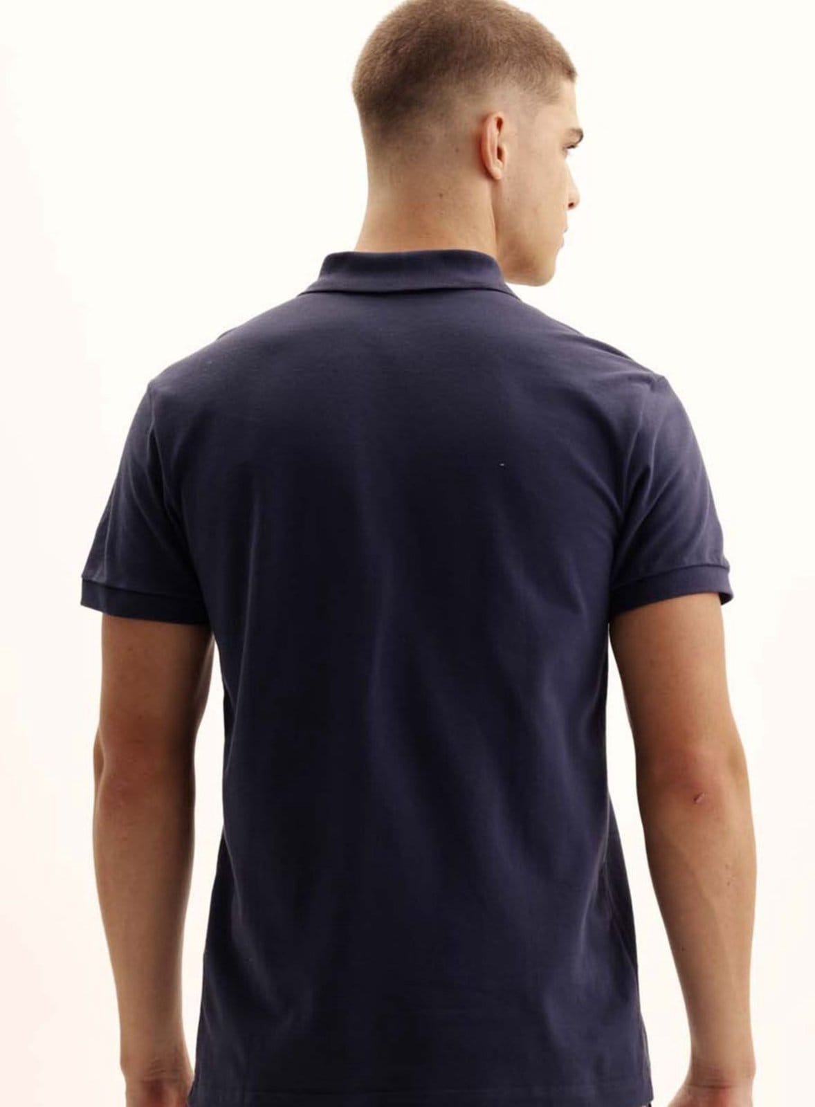 Vista 2 Polo Fit Piquet Triton Olympic Triton azul