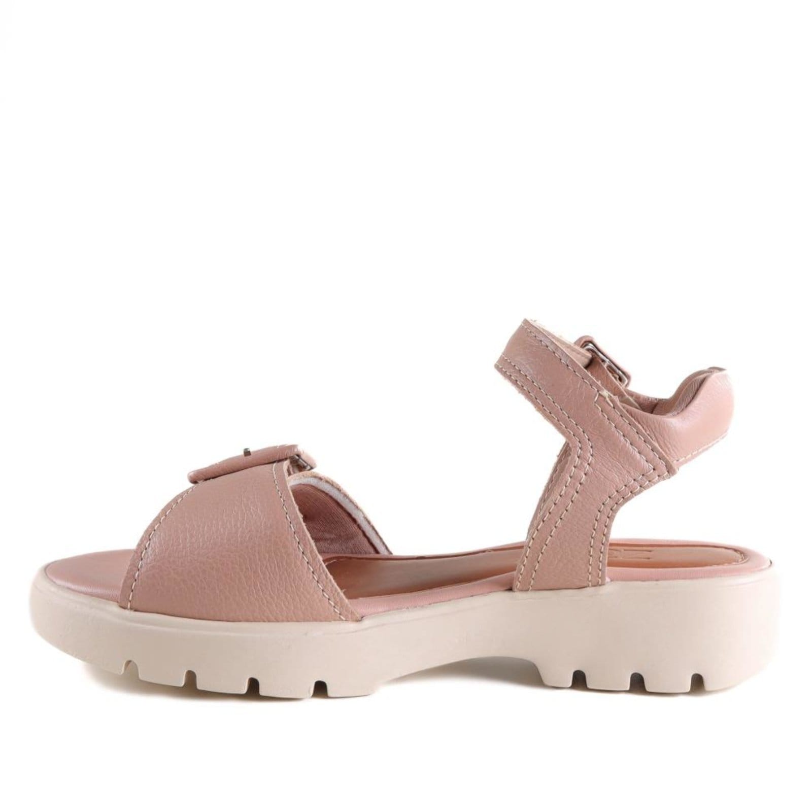 Vista 2 Sandália Feminina Zariff Tratorado 740 Nude Incolor Zariff incolor nude