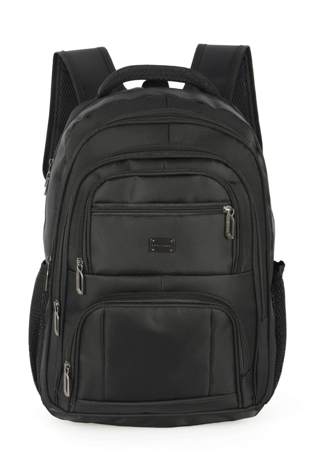 Vista principal Mochila Executiva M 3 Compartimentos para Notebook Polo King Polo King preto