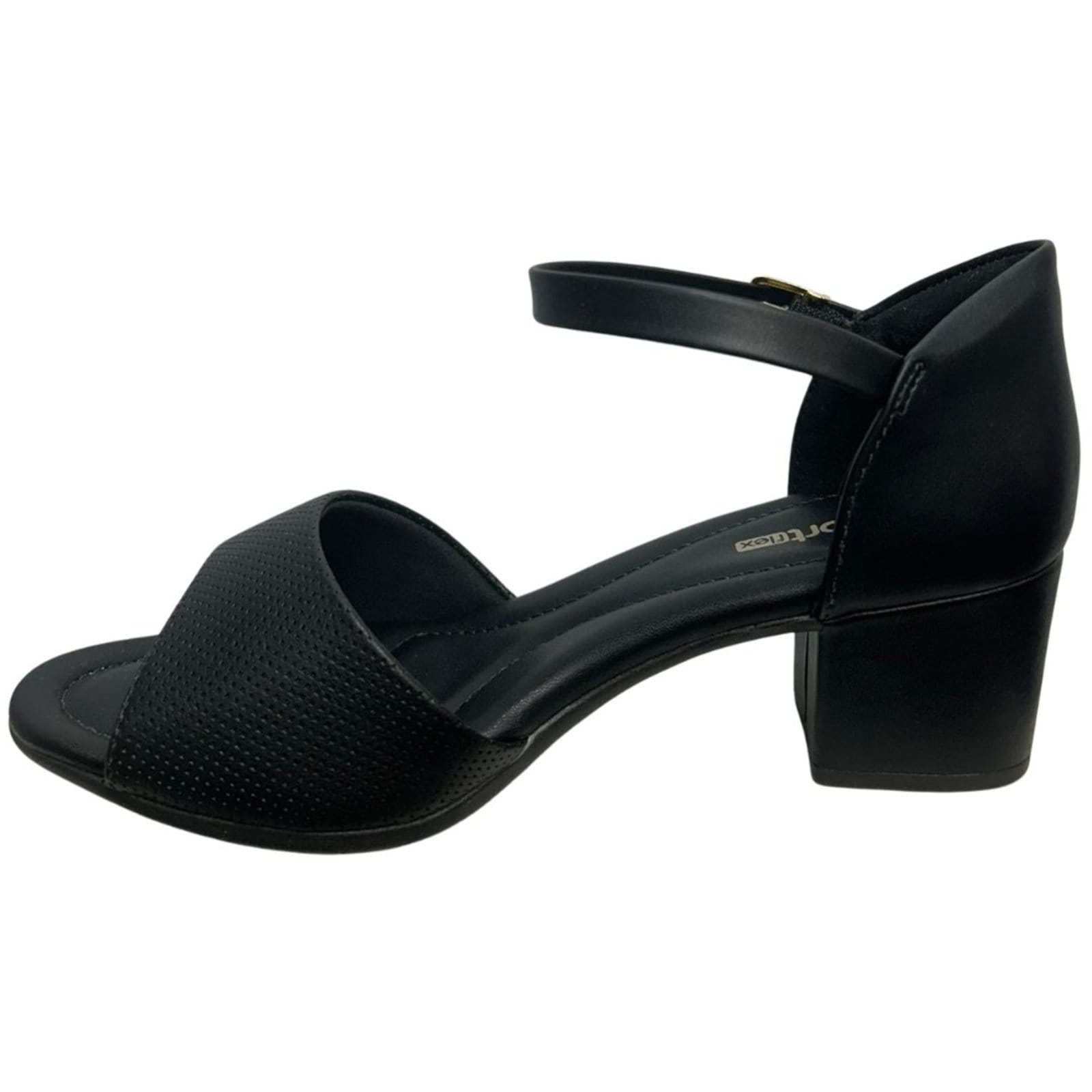 Vista 2 Sandália Feminina Preta Comfortflex 2557405-2 Comfortflex preto