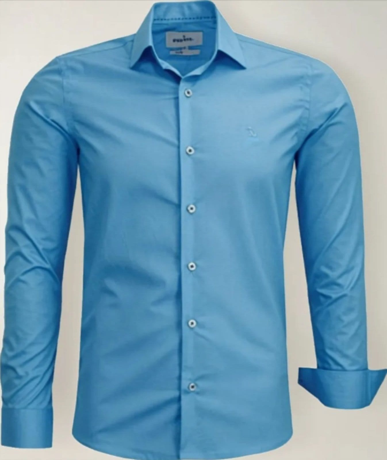 Camisa Social Amil Slim Cinema Algodão Manga Longa Luxo médio