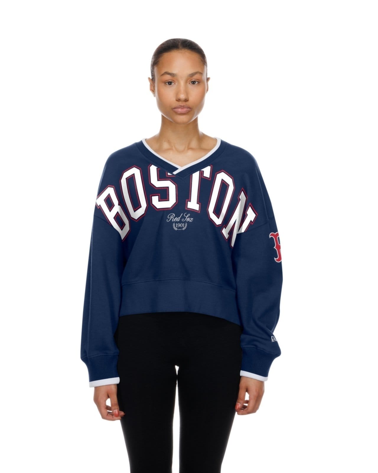 Vista principal Moletom New Era Especial Boston Red Sox Marinho new era azul marinho red