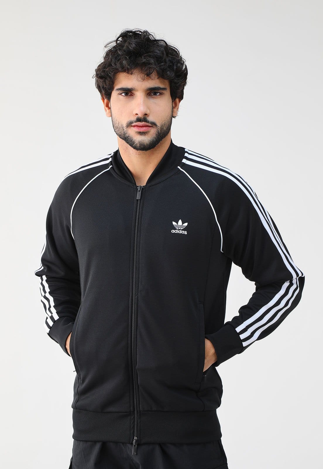 Jaqueta adidas Originals Reta Classics Primeblue Preta