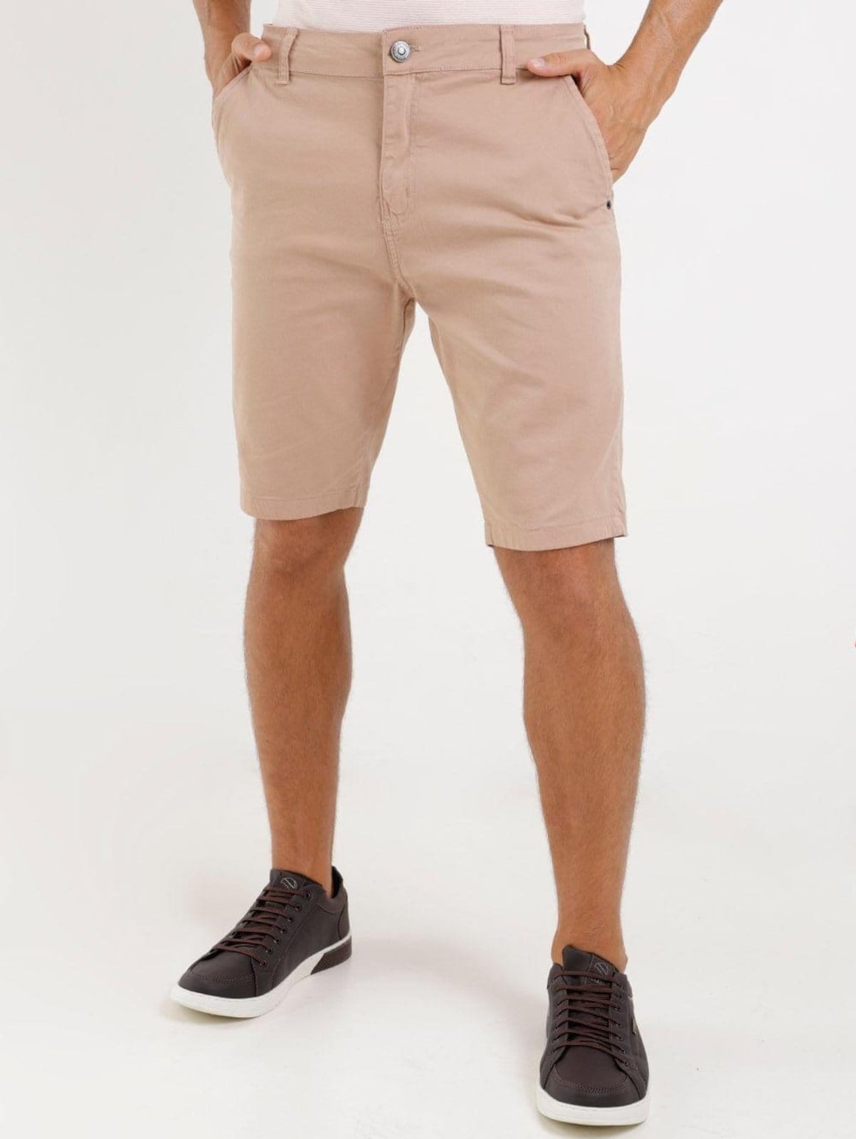 Bermuda Chino Sarja Elétron Masculina