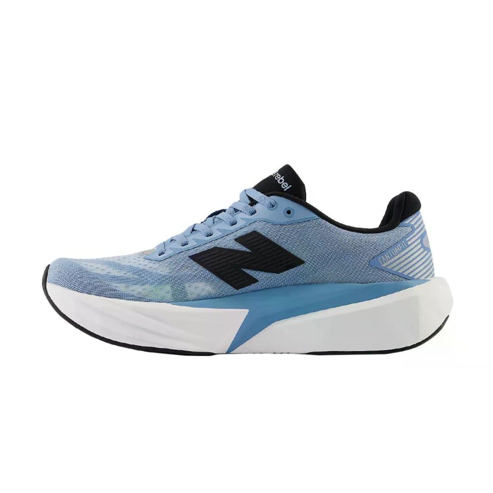 Vista 2 Tenis Unissex Running New Balance Rebel V5 1314800 Claro New Balance azul