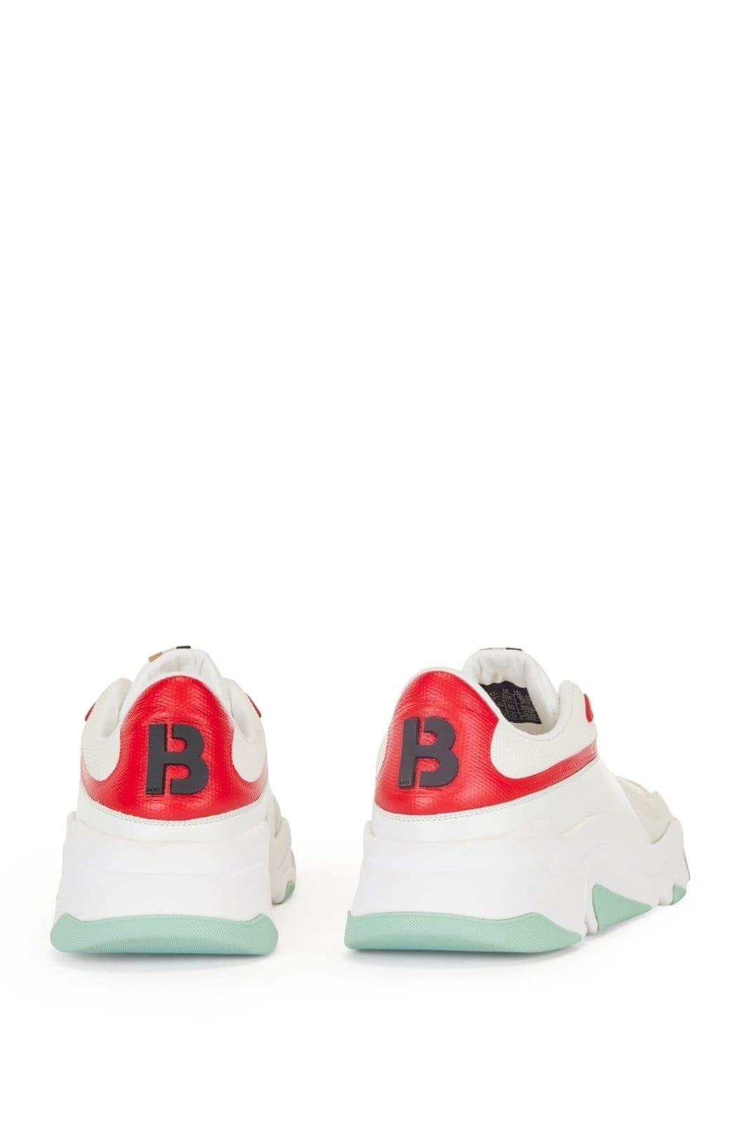 Vista 2 Tênis Híbridos Com Detalhes Em Couro Boss branco