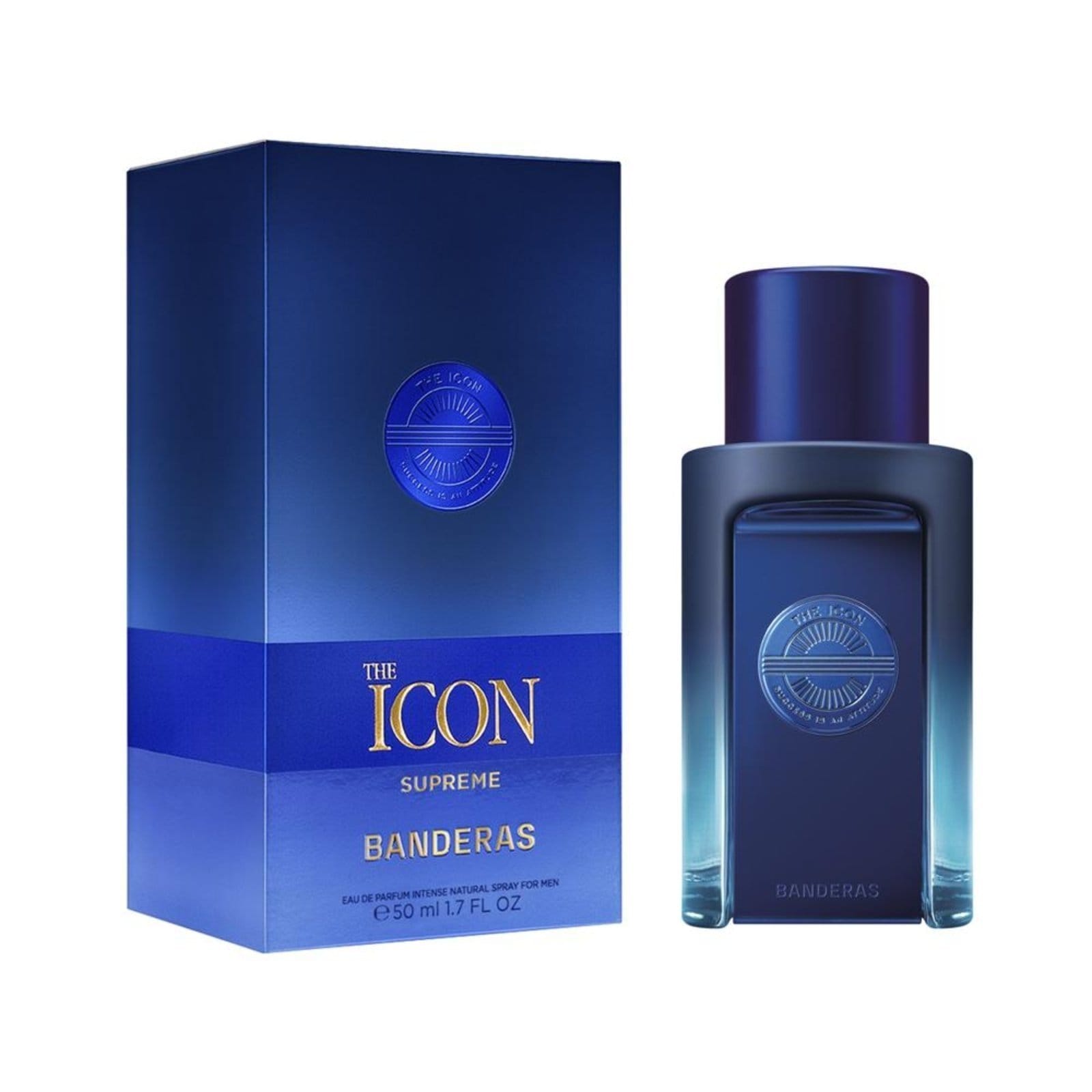 Vista 2 Banderas The Icon Supreme Edp Intense For Men 50Ml Banderas incolor