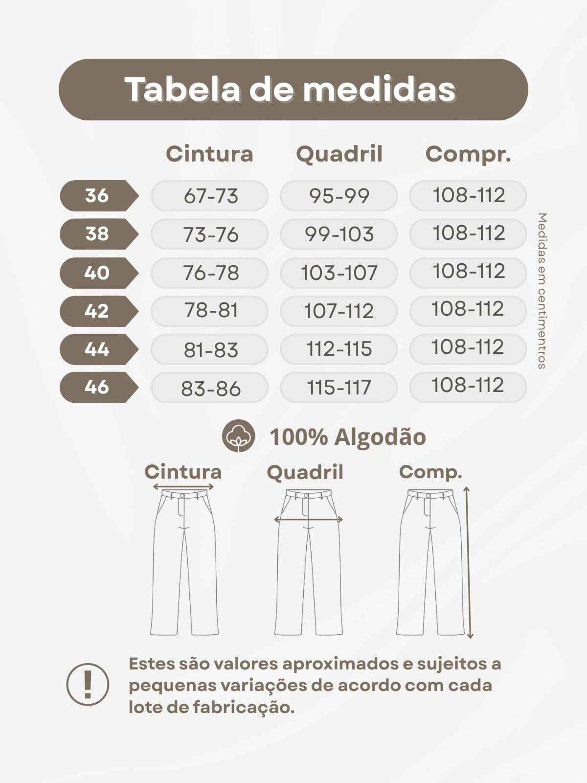 Vista 2 Calça Jeans Pantalona Média Crawling azul