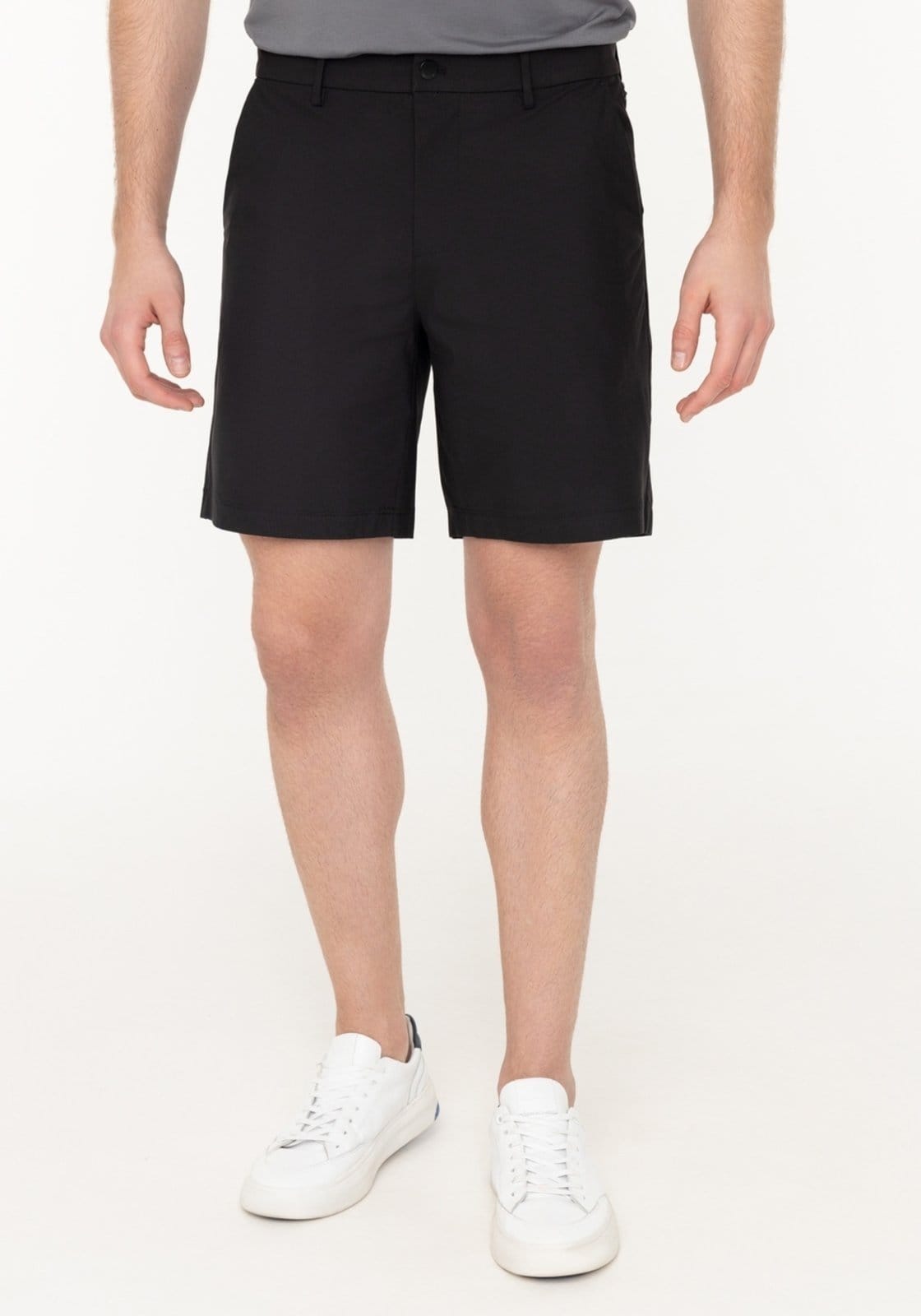 Bermuda Hangar 33 Masculina Em Tecido Plano Com Bolsos E Passantes - 2