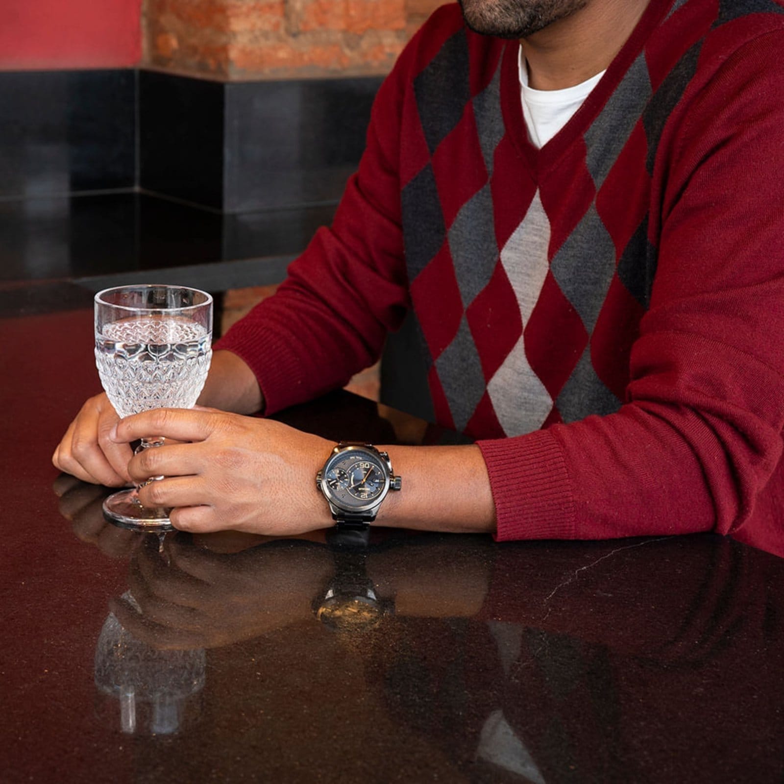 Vista 2 Relógio Seculus Masculino Multimáquinas Aço Seculus cinza