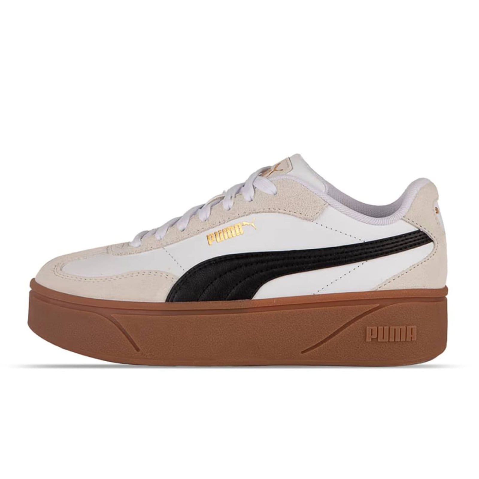 Vista 2 Tênis Puma Club II Era Platform Preto P40231315.36 Puma branco