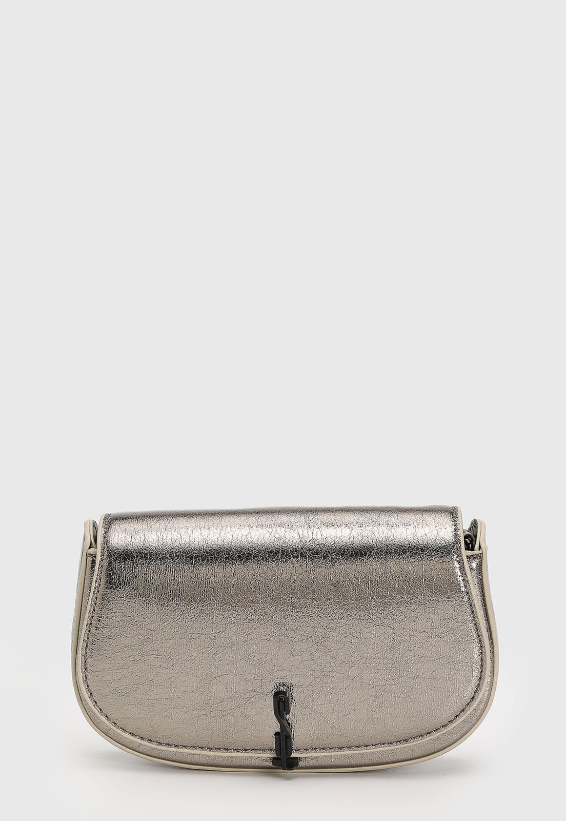 Vista principal Bolsa Feminina Santa Lolla Média Metalizada Santa Lolla prata