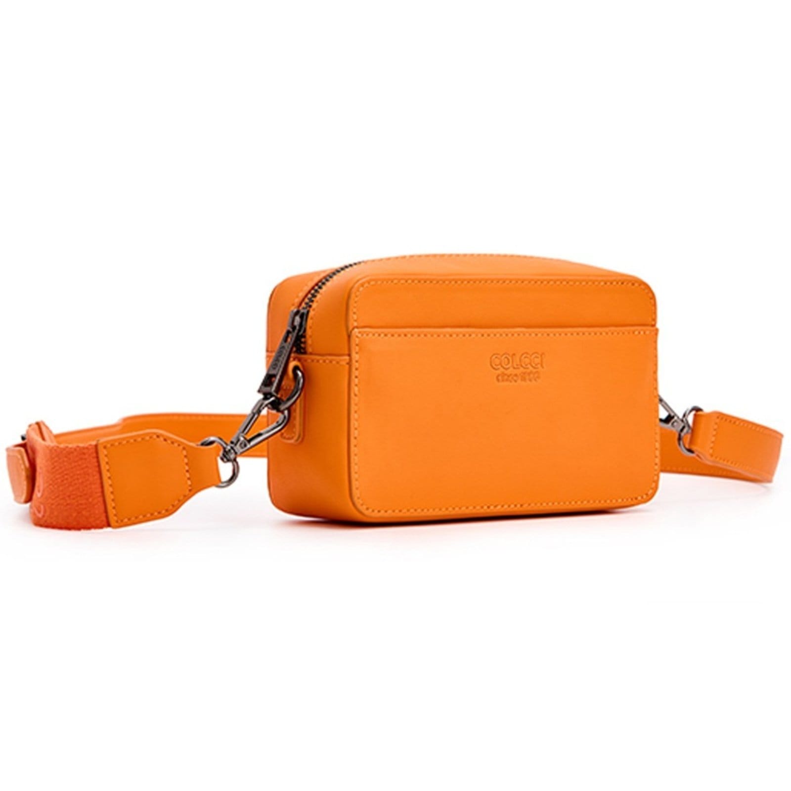 Vista 2 Bolsa Camera Bag Colcci Logo Stripe IN23 Feminino Colcci laranja