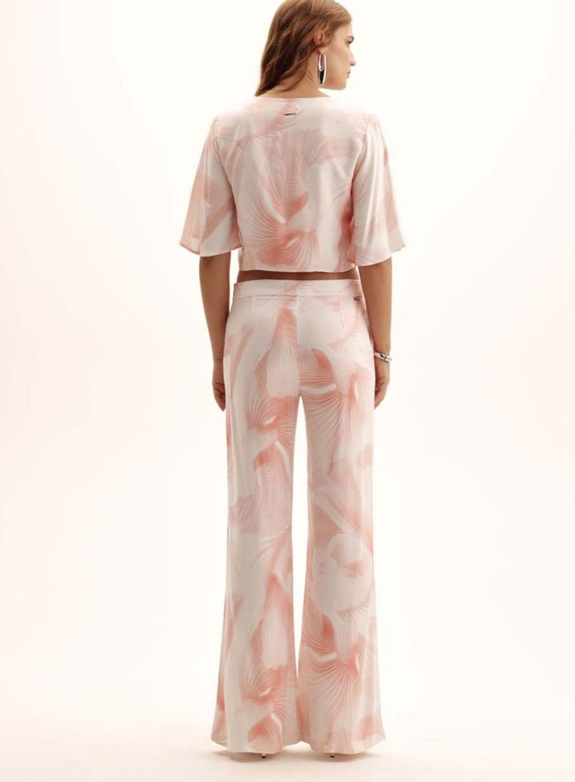 Vista 2 Blusa Triton Estampada Fish Flower Off White Triton branco white