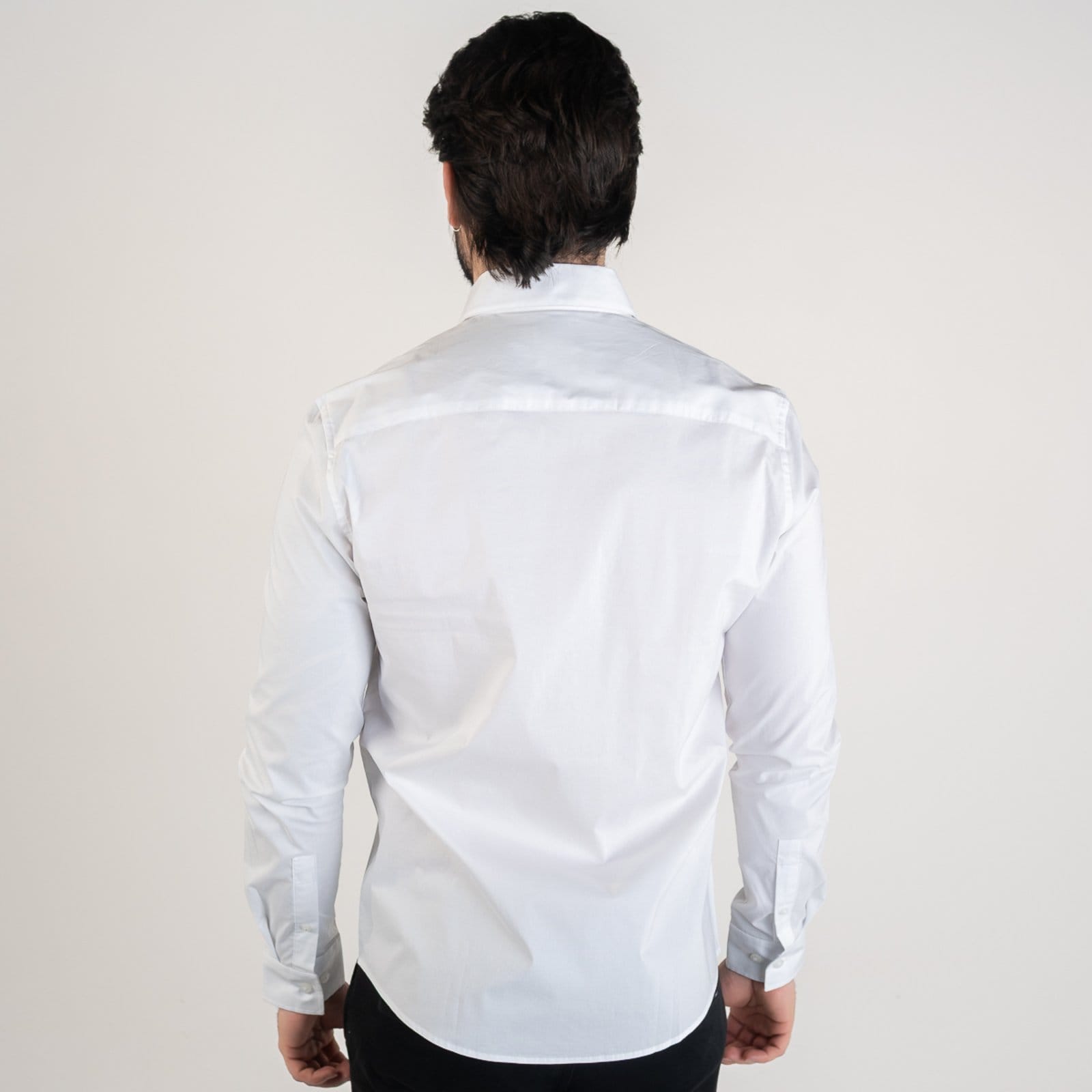 Vista 2 Camisa Calvin Klein Cannes Branca Calvin Klein branco