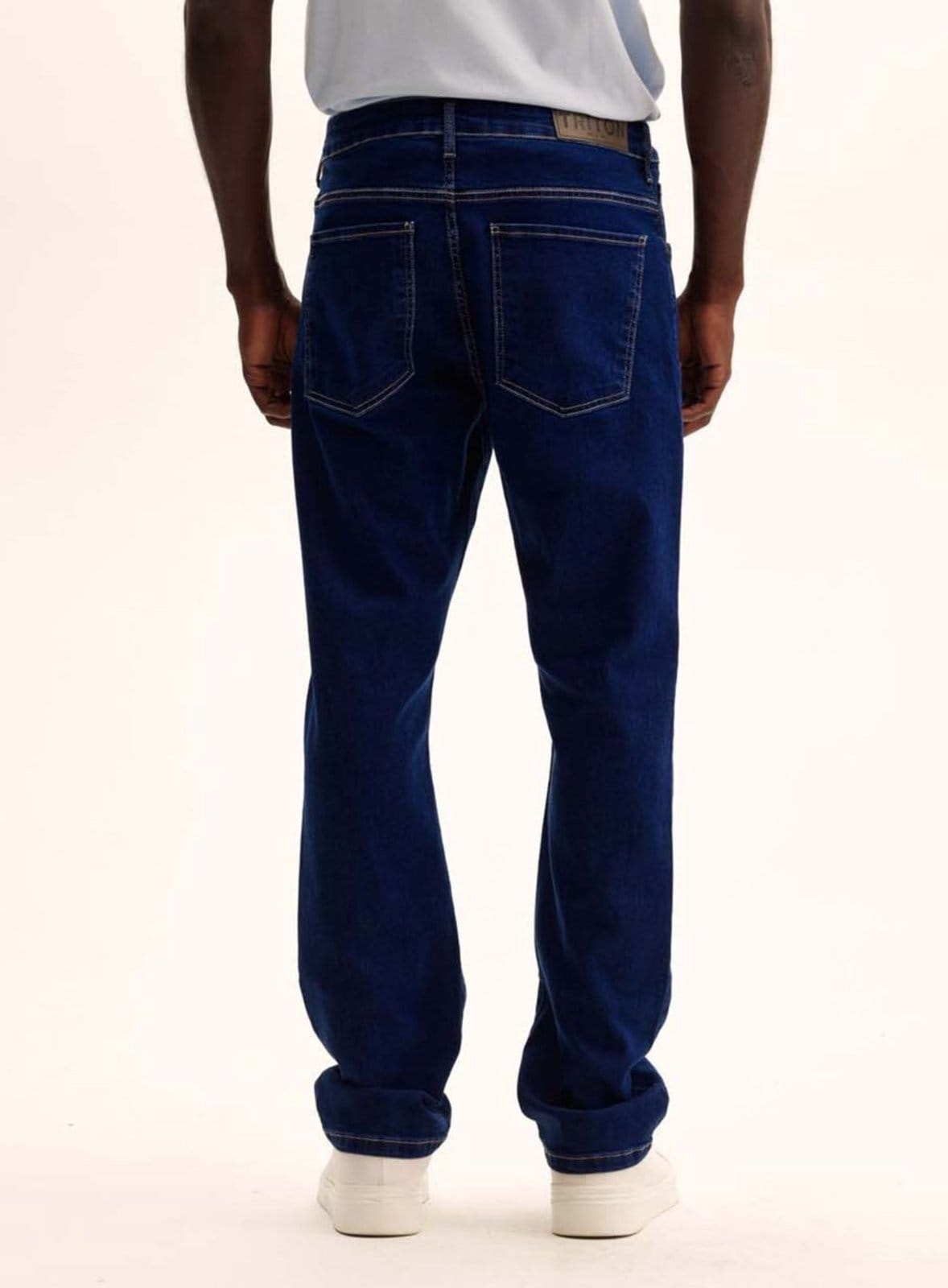 Vista 2 Calça Jeans Masculina Regular Fit - Leo Triton azul