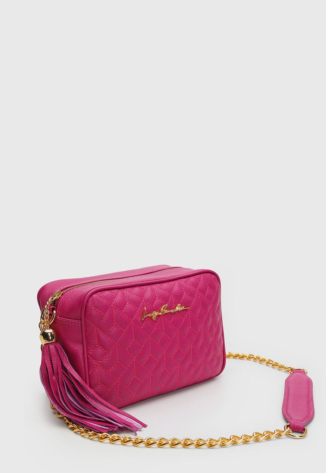 Vista 2 Bolsa Feminina Luiza Barcelos Matelassê Luiza Barcelos pink