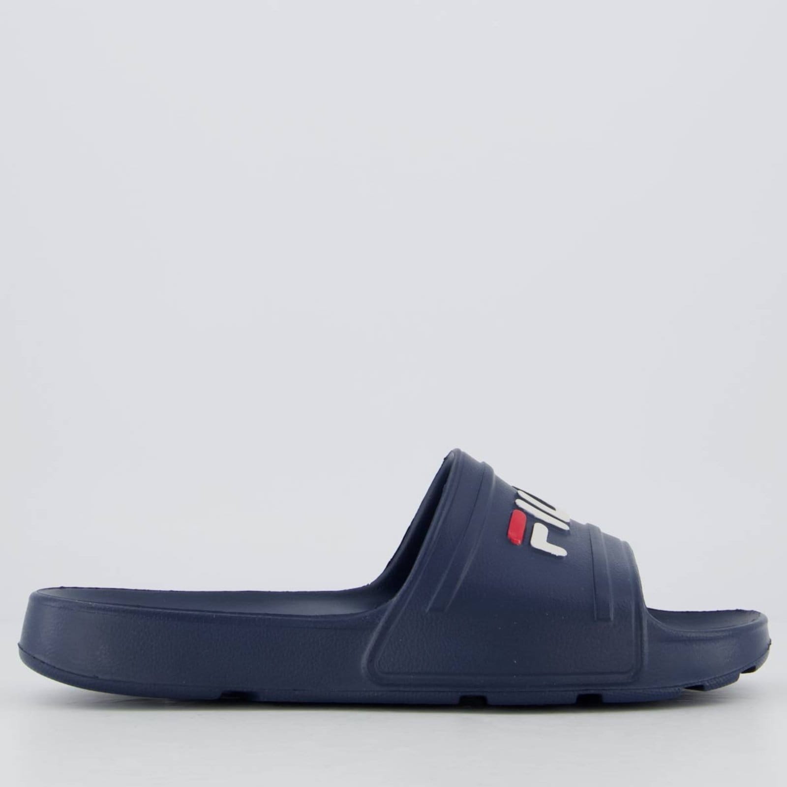 Vista 2 Chinelo Fila Sleek Slide Marinho Fila azul marinho