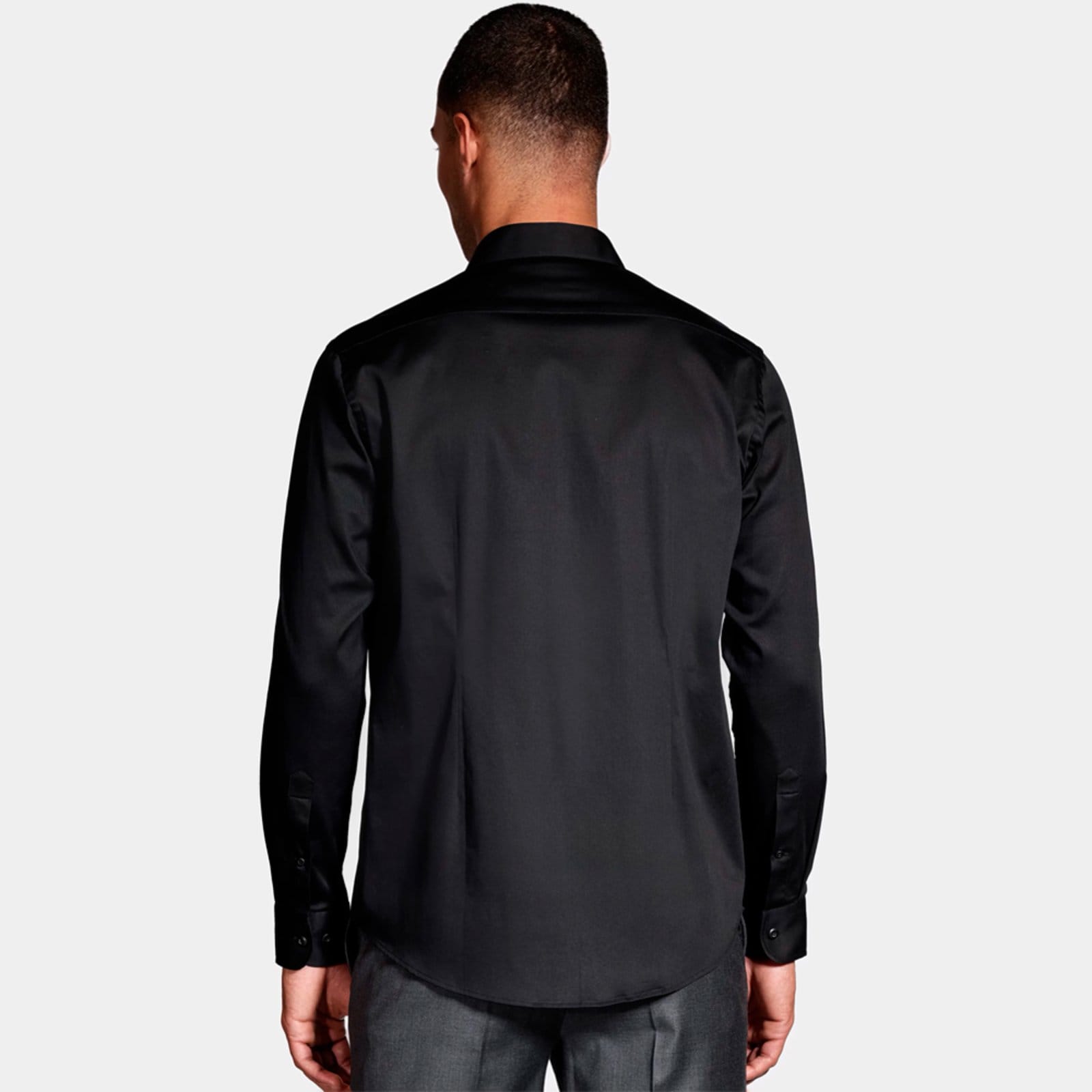 Vista 2 Camisa Aramis Slim Cetim Pr26 Masculino Aramis preto