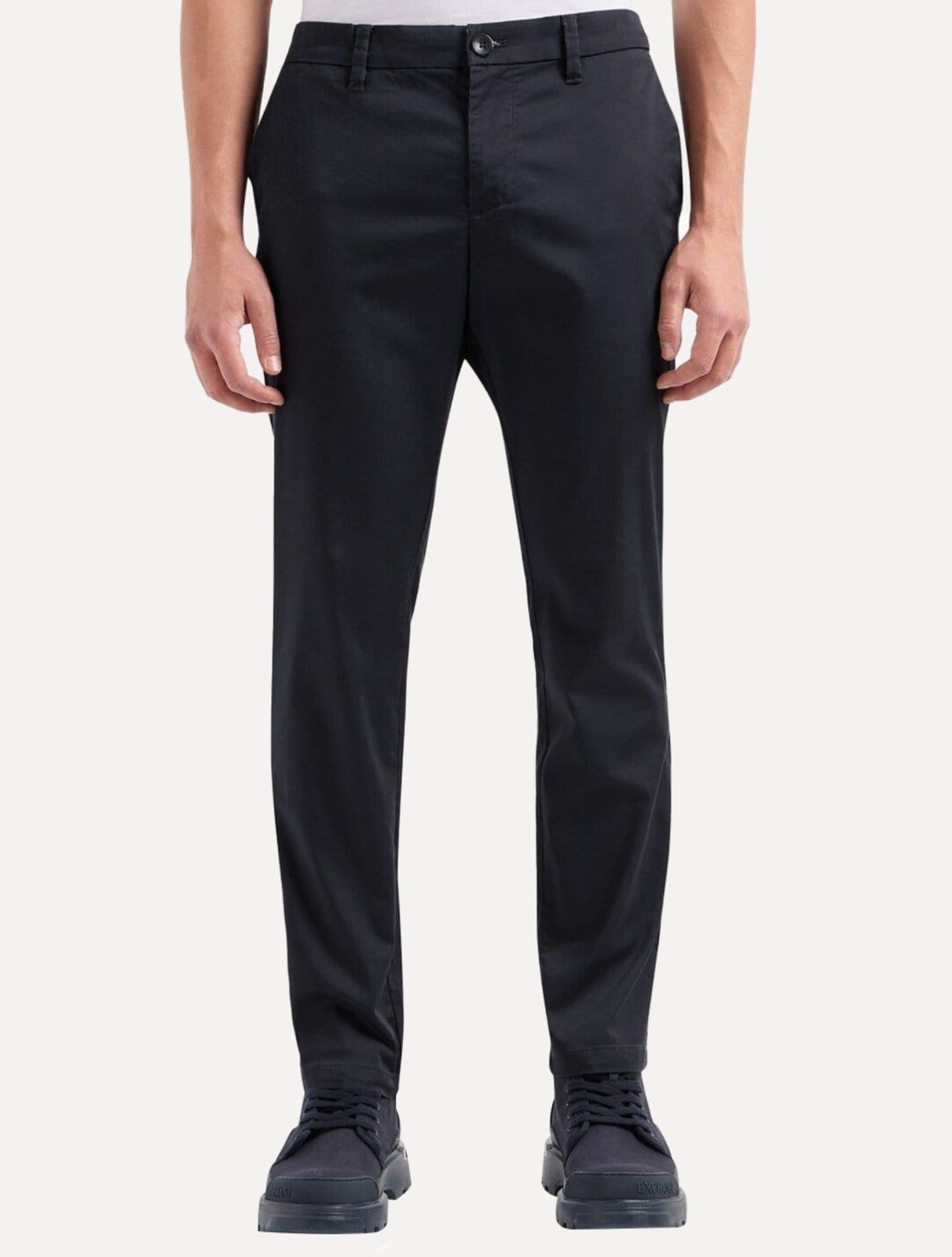 Calça Armani Exchange Masculina Social Stretch Chino