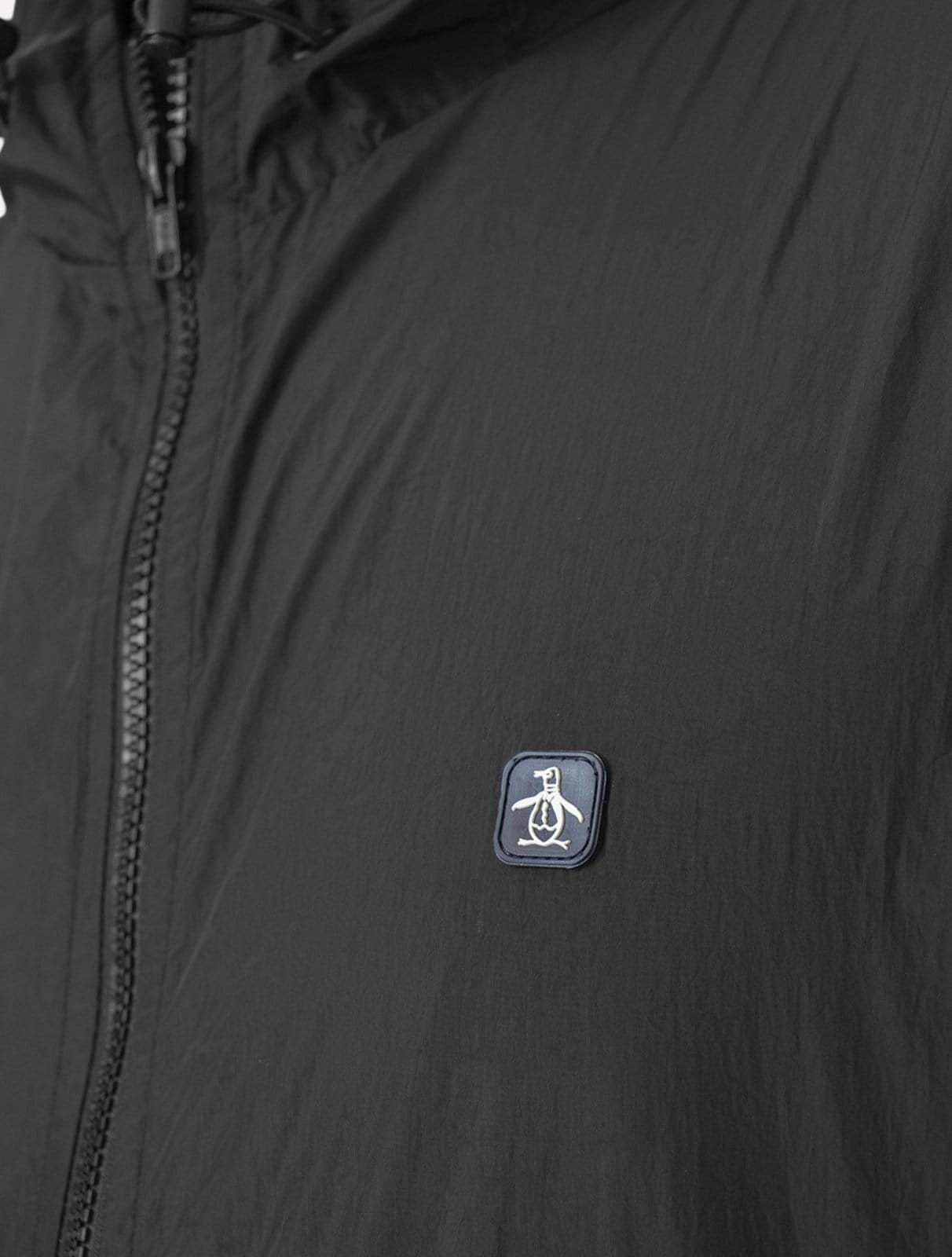 Vista 2 Jaqueta Original Penguin Masculina Sport Patch Nylon Preta Original Penguin preto