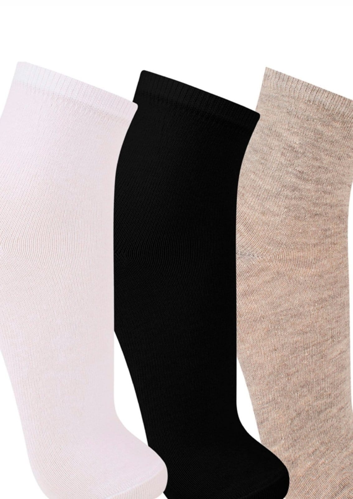 Vista 2 Kit 3 Pares de Meias Cano Médio Trifil 7686 TRIFIL cinza