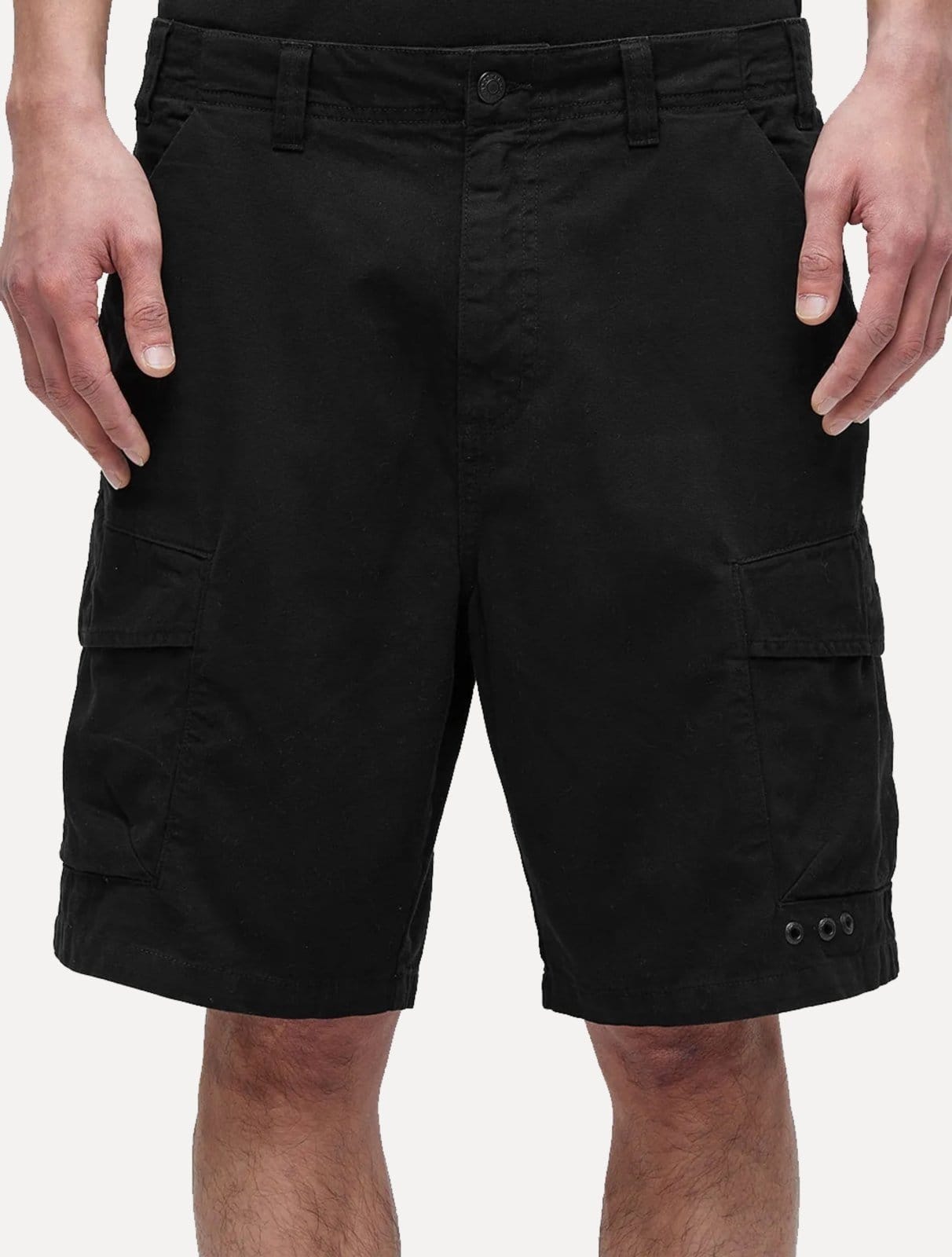 Bermuda Osklen Masculina Cargo Casual Nova Crystal Preta