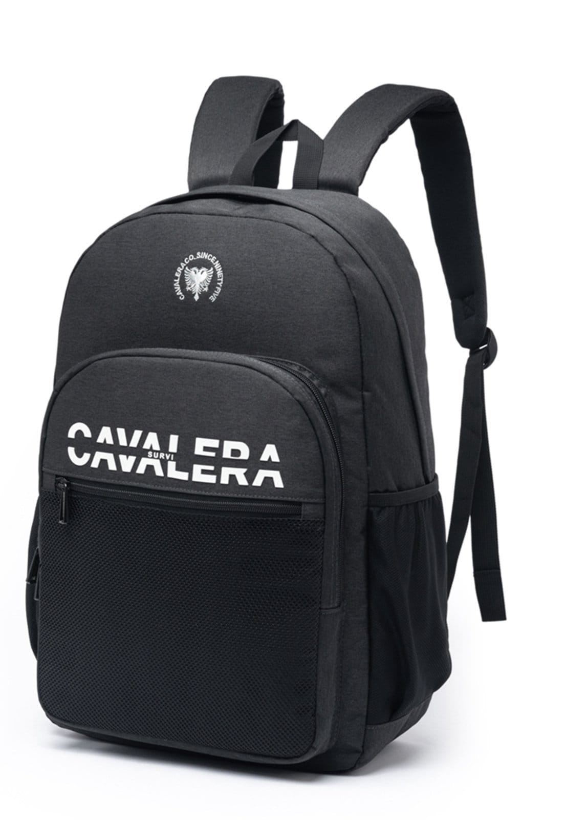 Vista 2 Mochila Escolar Cavalera Masculina Espaçosa Reforçada Cavalera preto