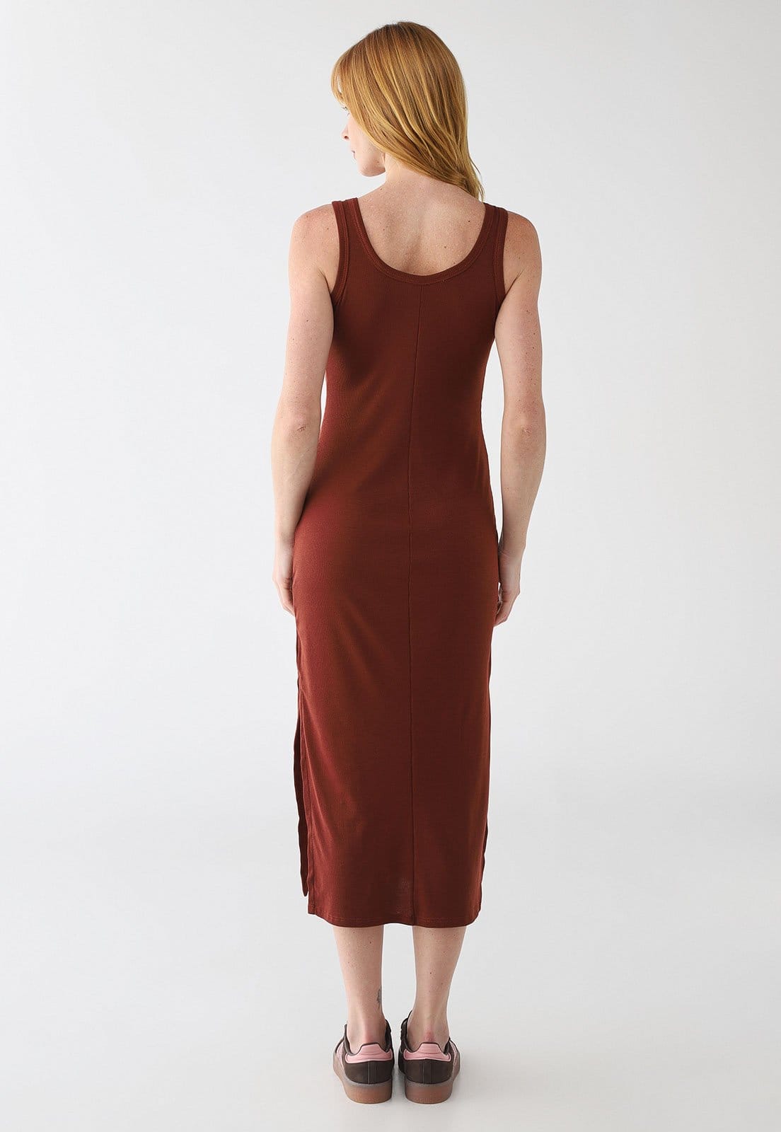 Vista 2 Vestido Feminino Billabong Tomboy Tank Dress Billabong vinho