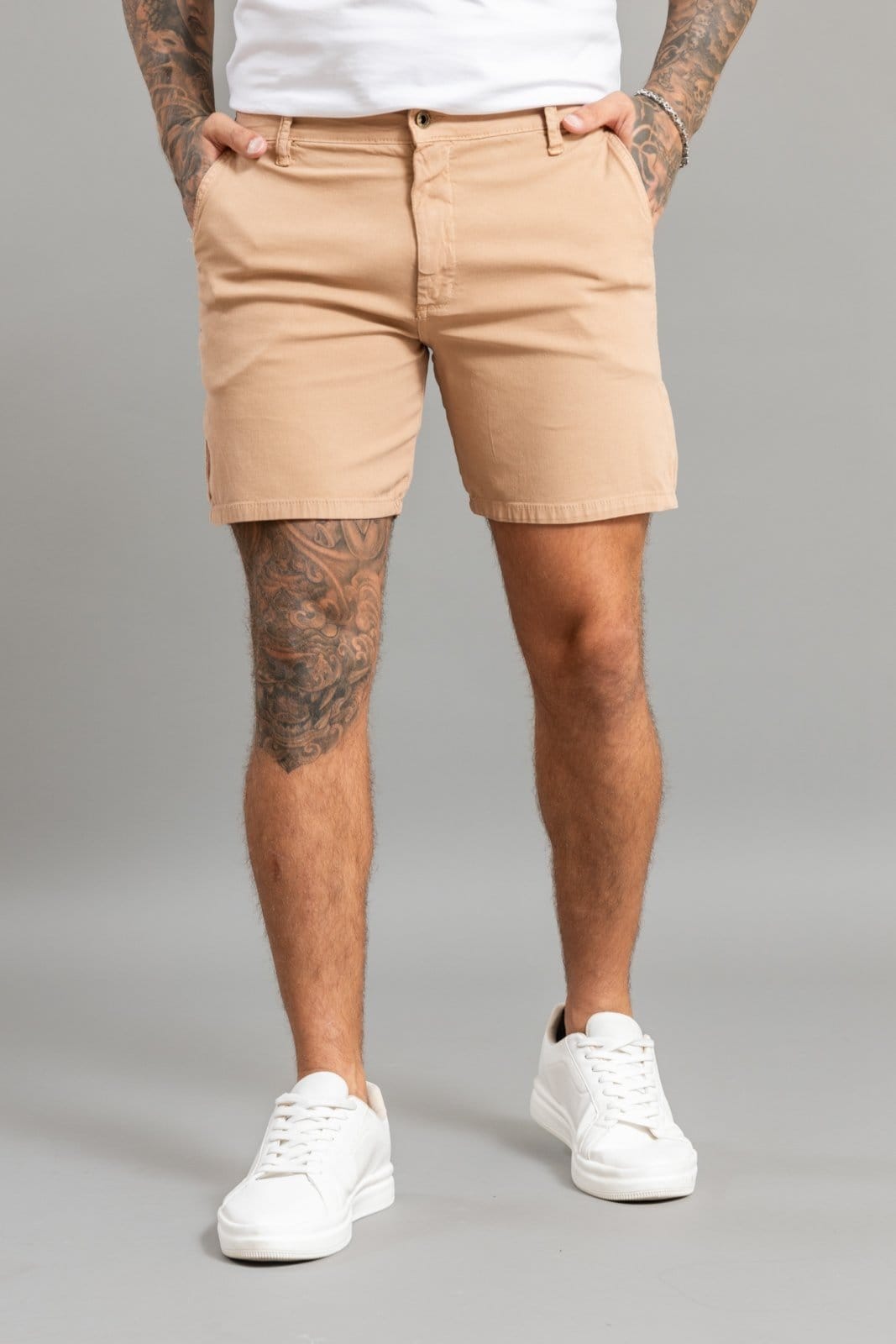 Bermuda Masculina Casual Sport Fino em Sarja Color Dialogo