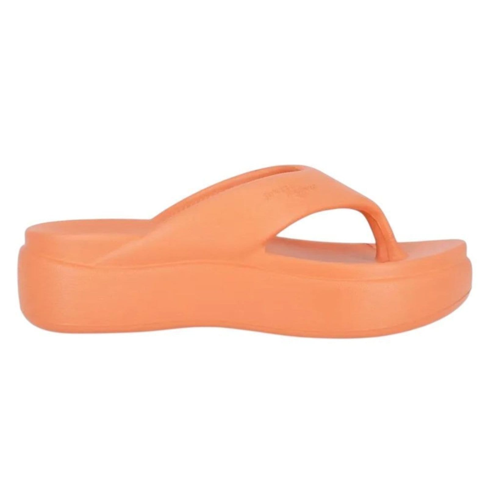 Vista 2 Chinelo Piccadilly Marshmallow Flatform Feminino Piccadilly laranja