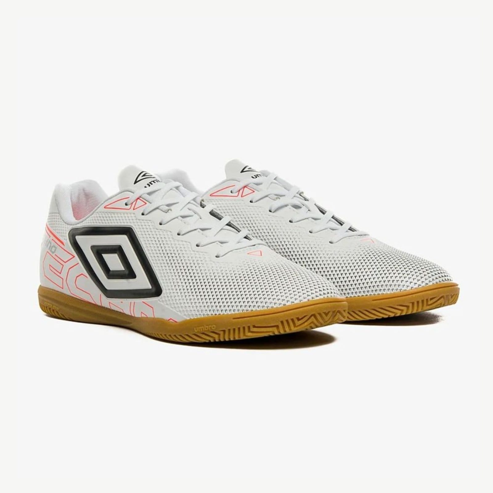 Vista 2 Chuteira Indoor Masculino Indoor Umbro Techno U01fb00167 Umbro branco