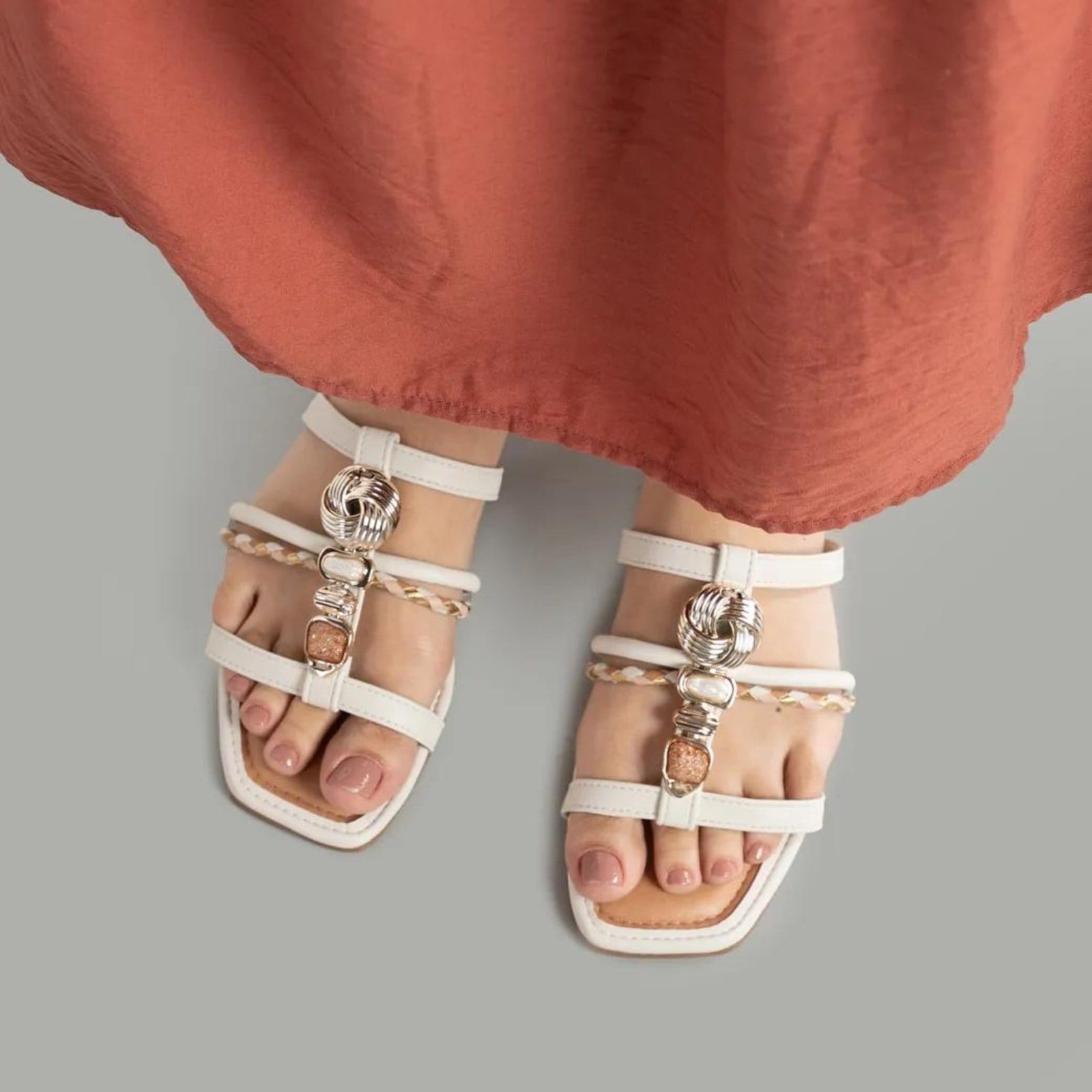 Tamanco Mississipi Antiderrapante Feminino Off-white