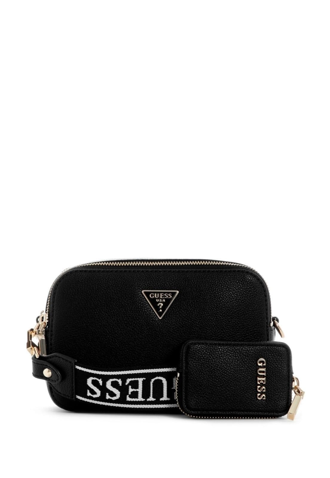 Vista principal Bolsa Guess Latona Ii Camera Transversal Guess preto