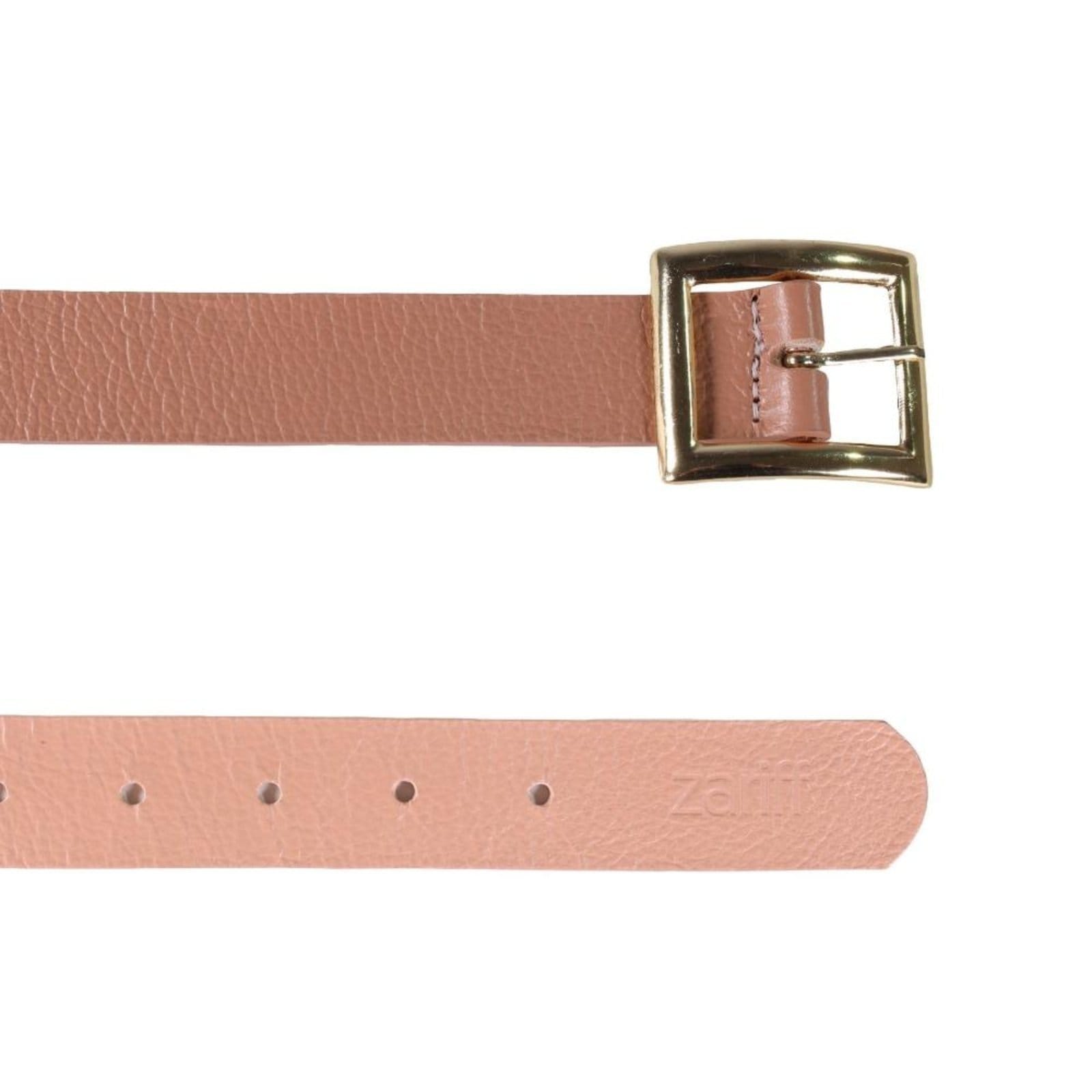 Vista 2 Cinto Feminino Zariff com Fivela Clássica 30.2984.001 Nude Incolor Zariff incolor nude