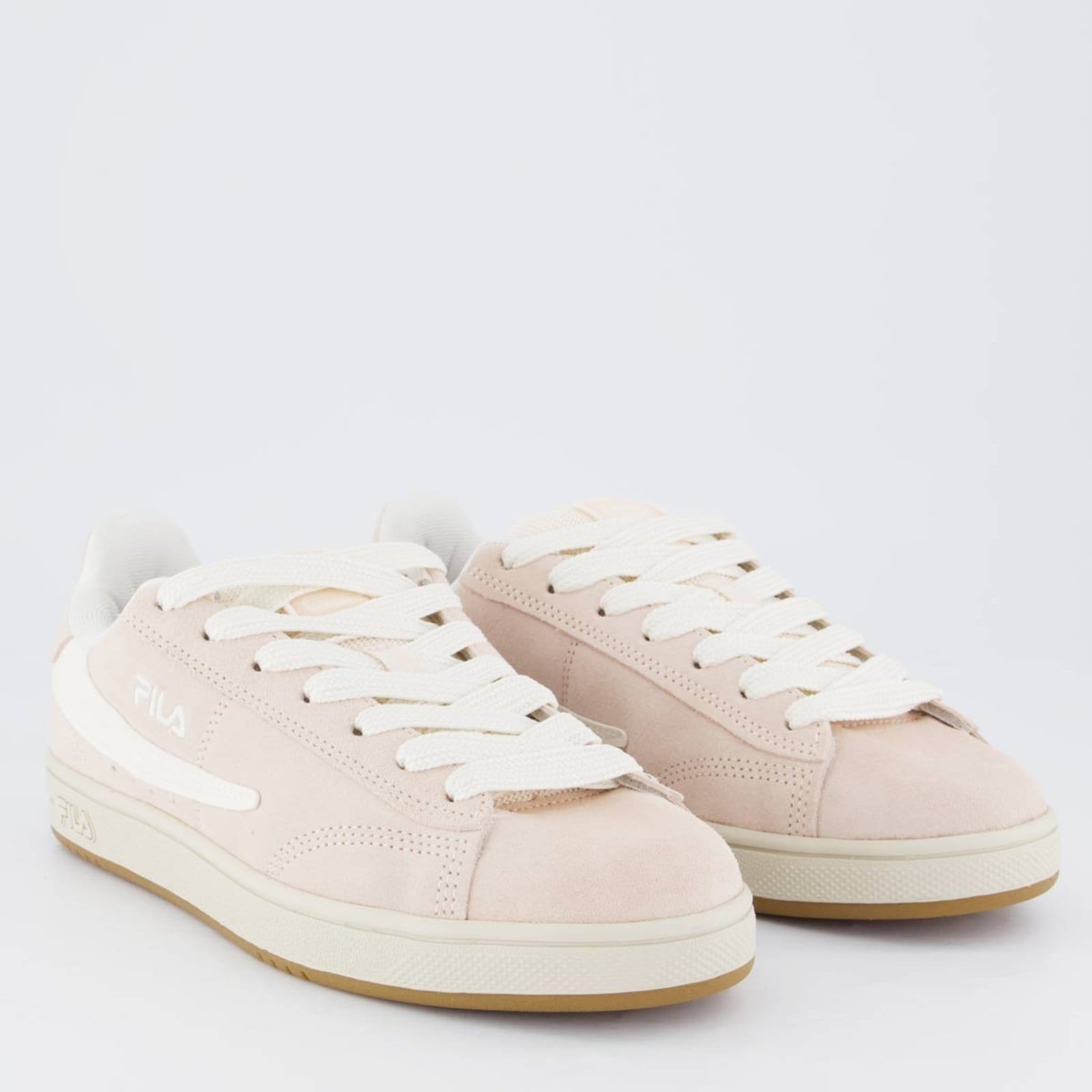 Vista 2 Tênis Fila Court 90 Feminino Rose e Bege Fila rosa rose