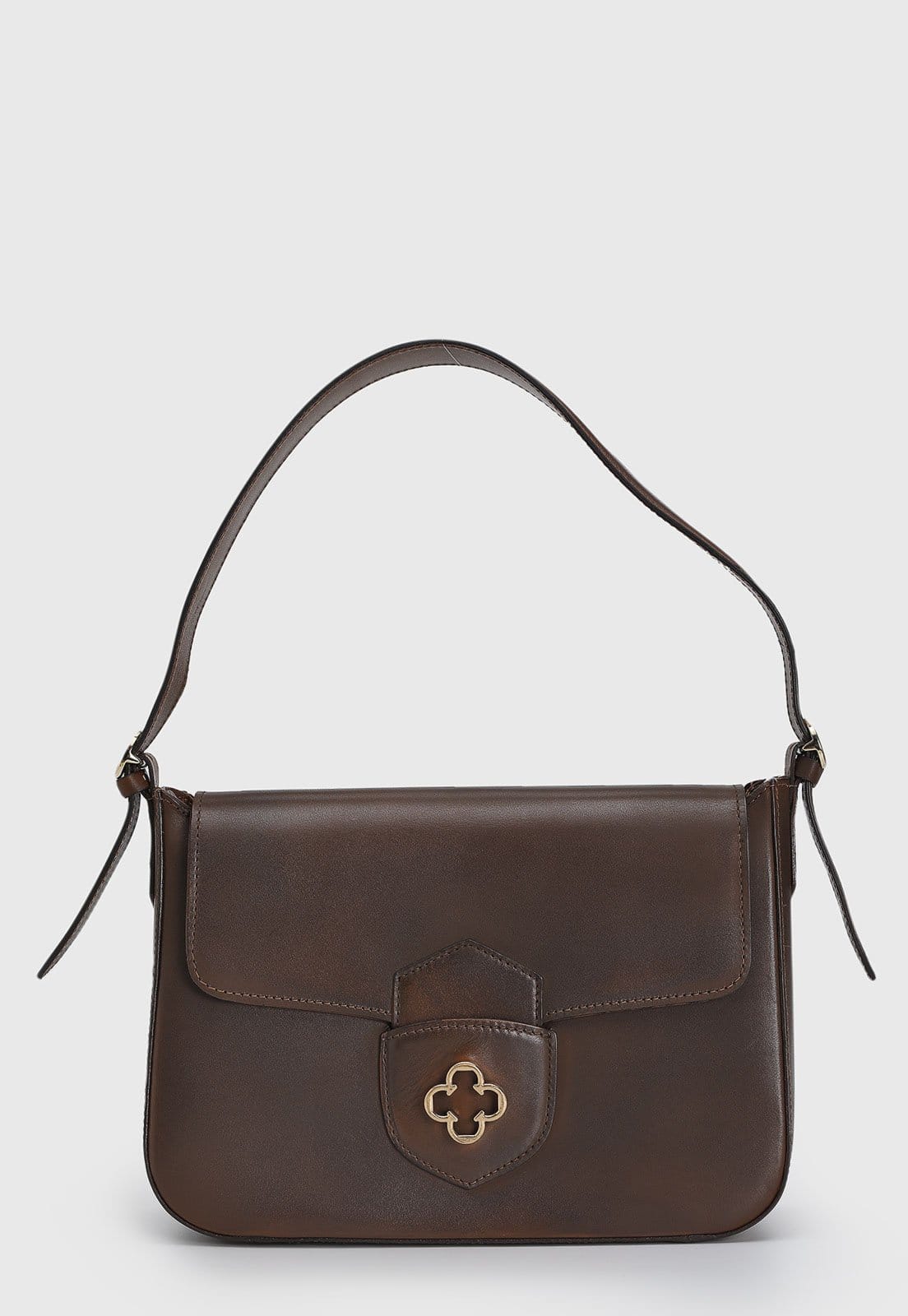 Vista principal Bolsa Tiracolo Feminina Capodarte Alça Ajustável Capodarte marrom