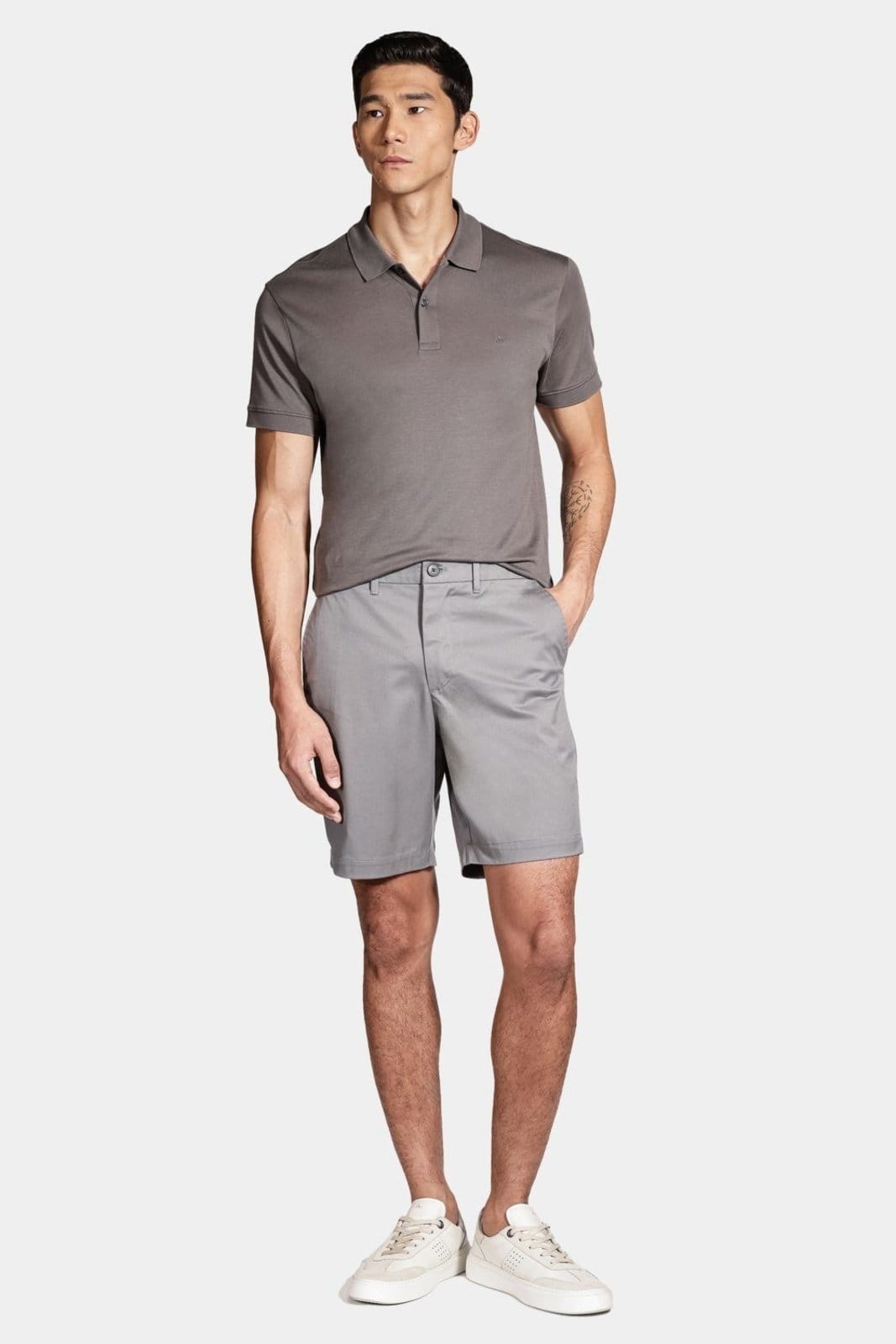 Vista 2 Bermuda Aramis Chino Premium Touch Moovex Cinza Grafite Aramis incolor